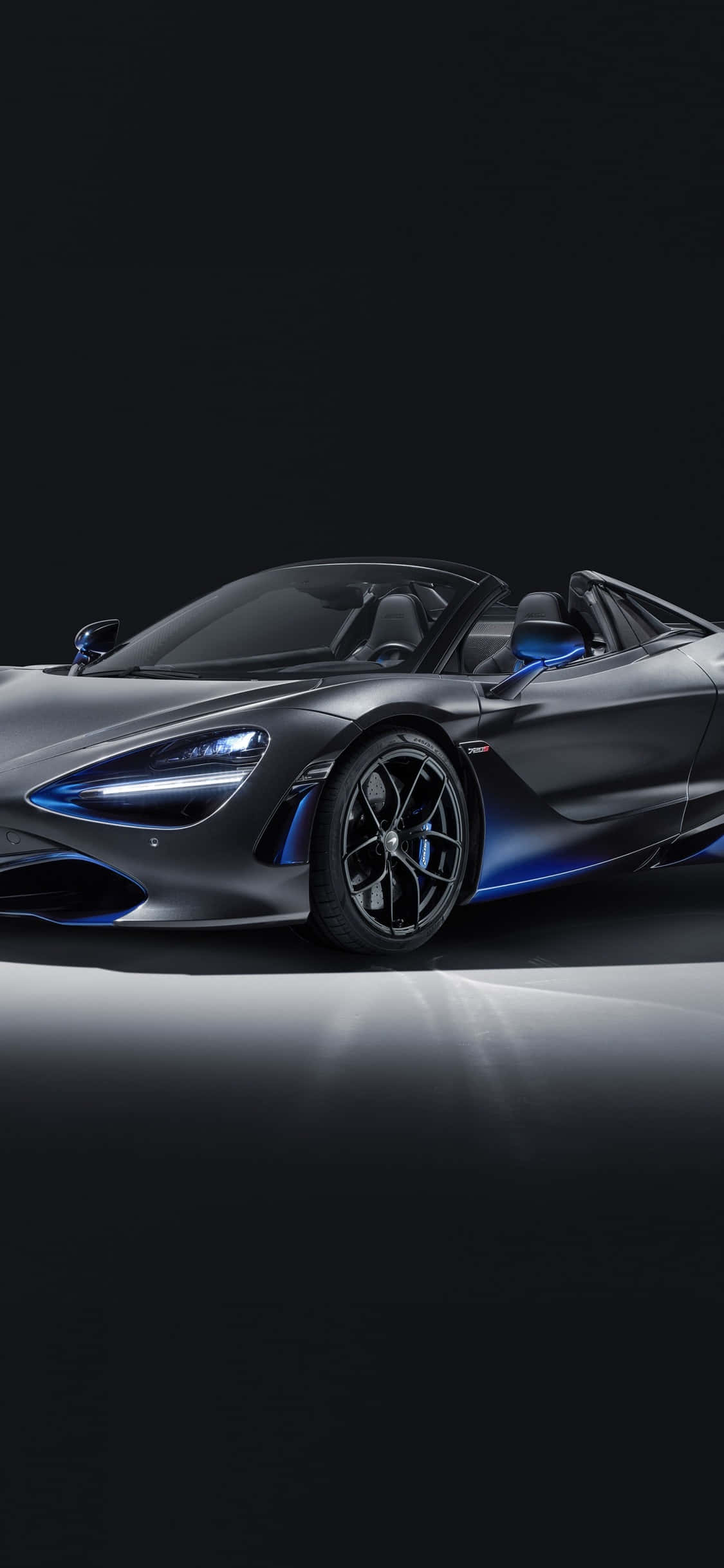 iPhone X McLaren 720S мащабен модел фон Тапет