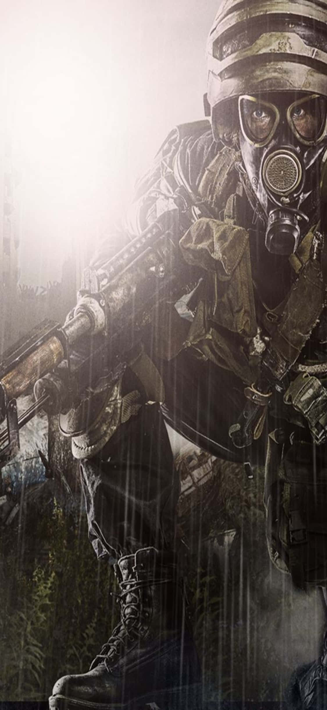 Лов в дъждлив ден iPhone X Metro Last Light фон Тапет