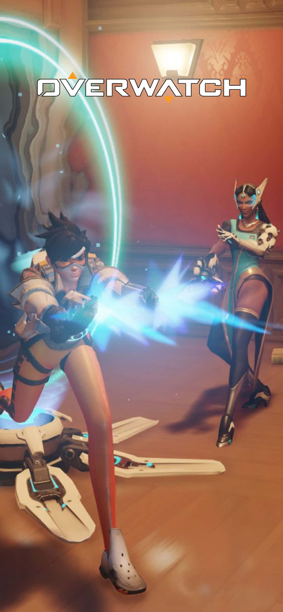 Пригответе се да скочите в действието с вашия iPhone X и Overwatch Тапет