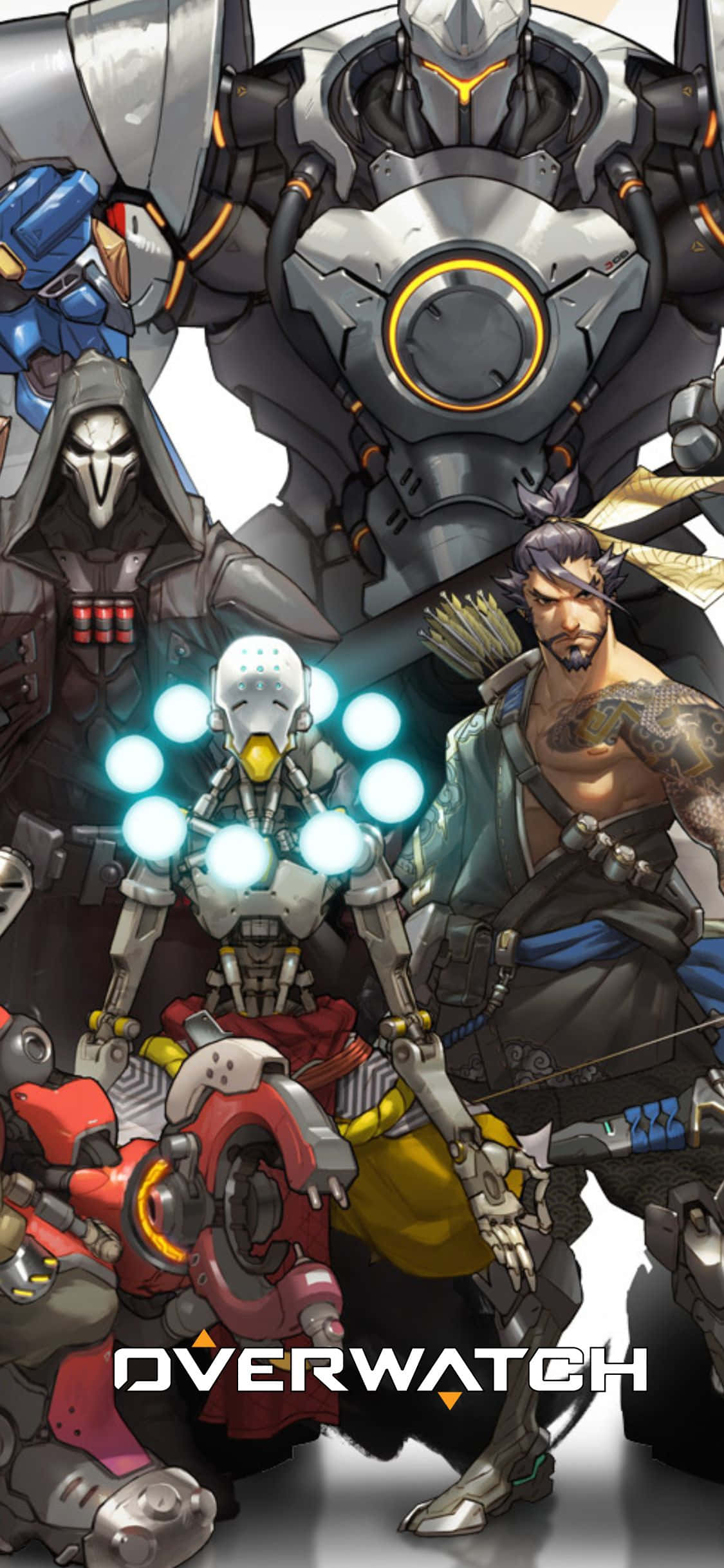 Присоедините се къ битка с iPhone X Overwatch Тапет