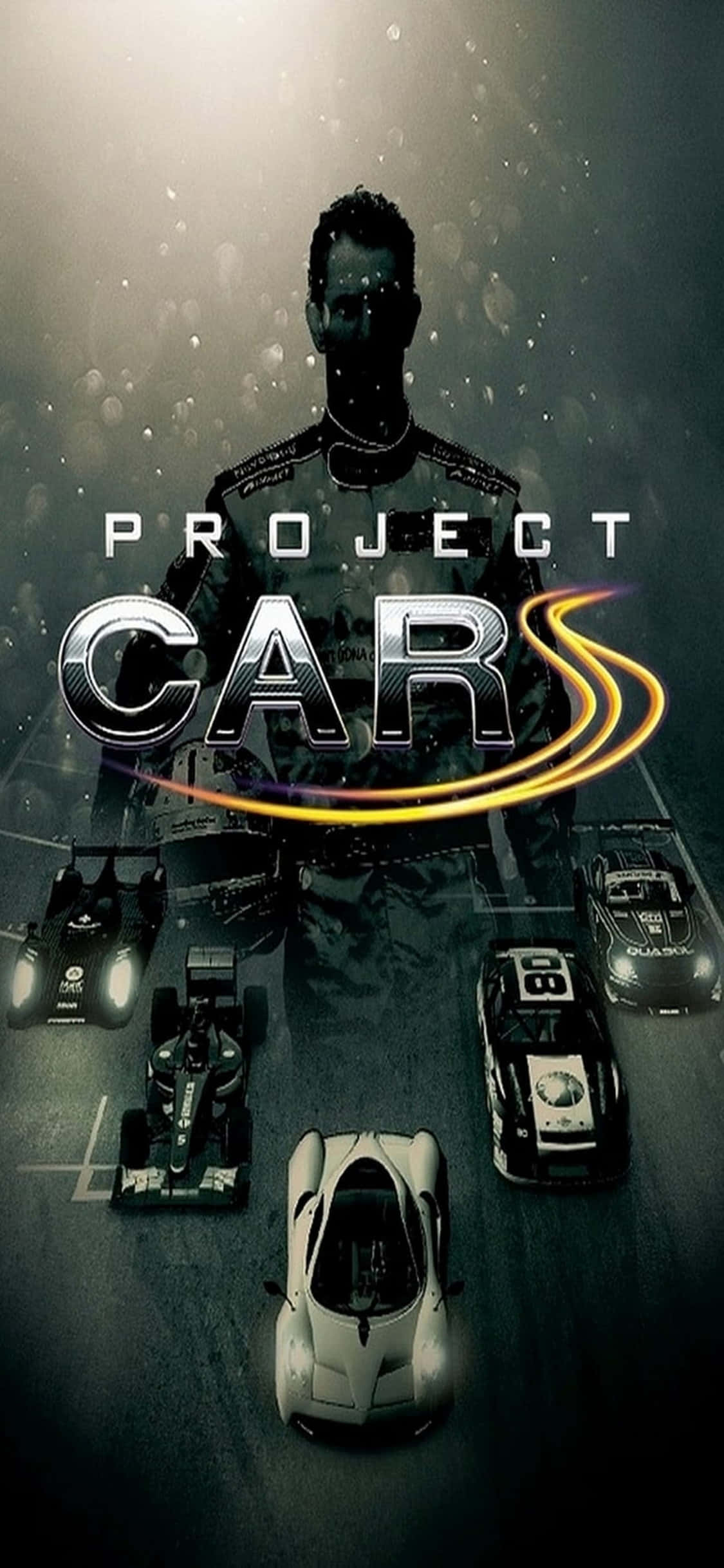 iPhone X Project Cars Фон Игра Заглавие Постер Различни Коли Тапет