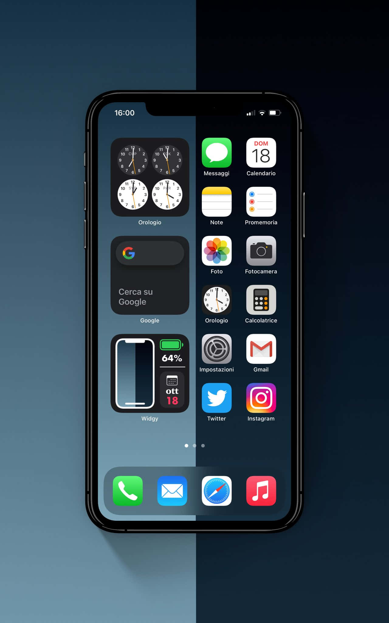 iPhone x psd mockup Тапет
