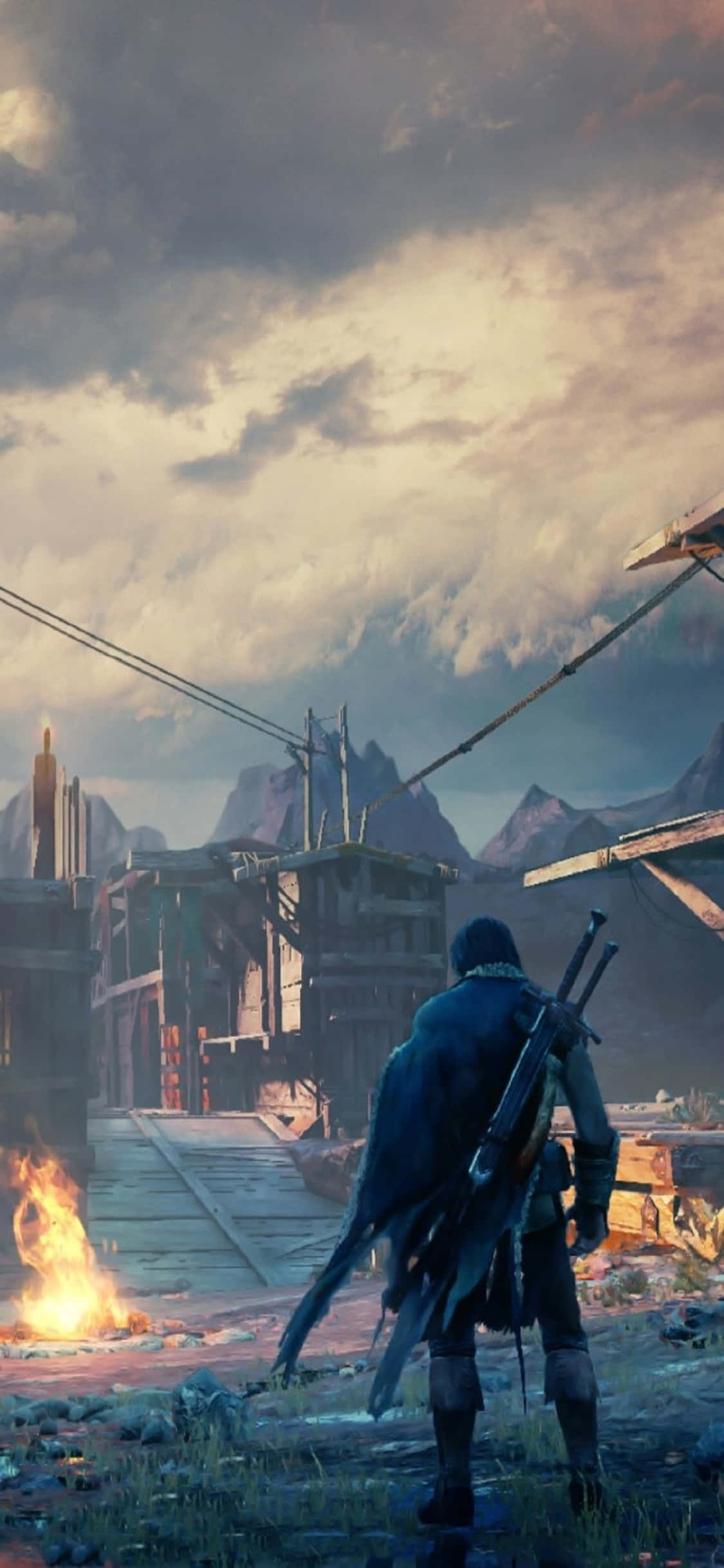 iPhone X Shadow Of Mordor Фон Talion Тапет