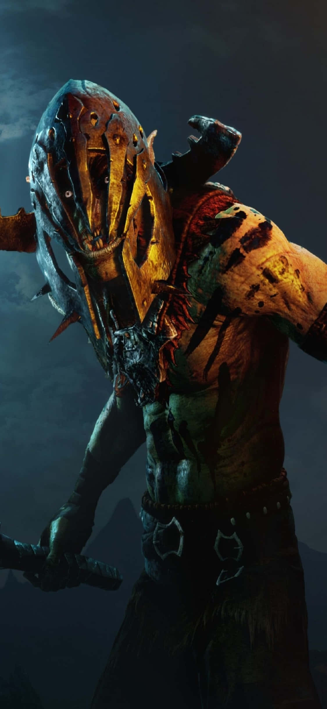 Фон за iPhone X Shadow Of Mordor – Нощен Носител Тапет