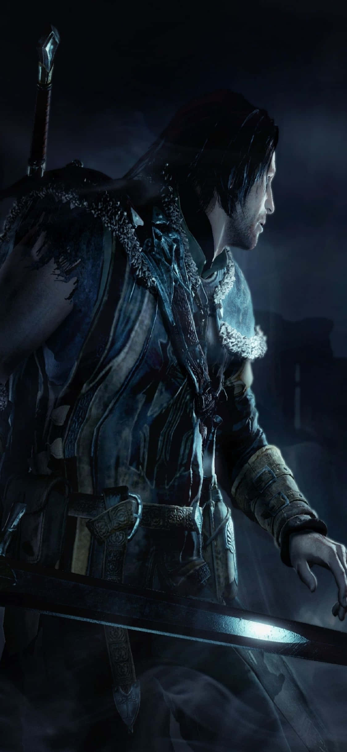 iPhone X Shadow Of Mordor фон Talion Тапет