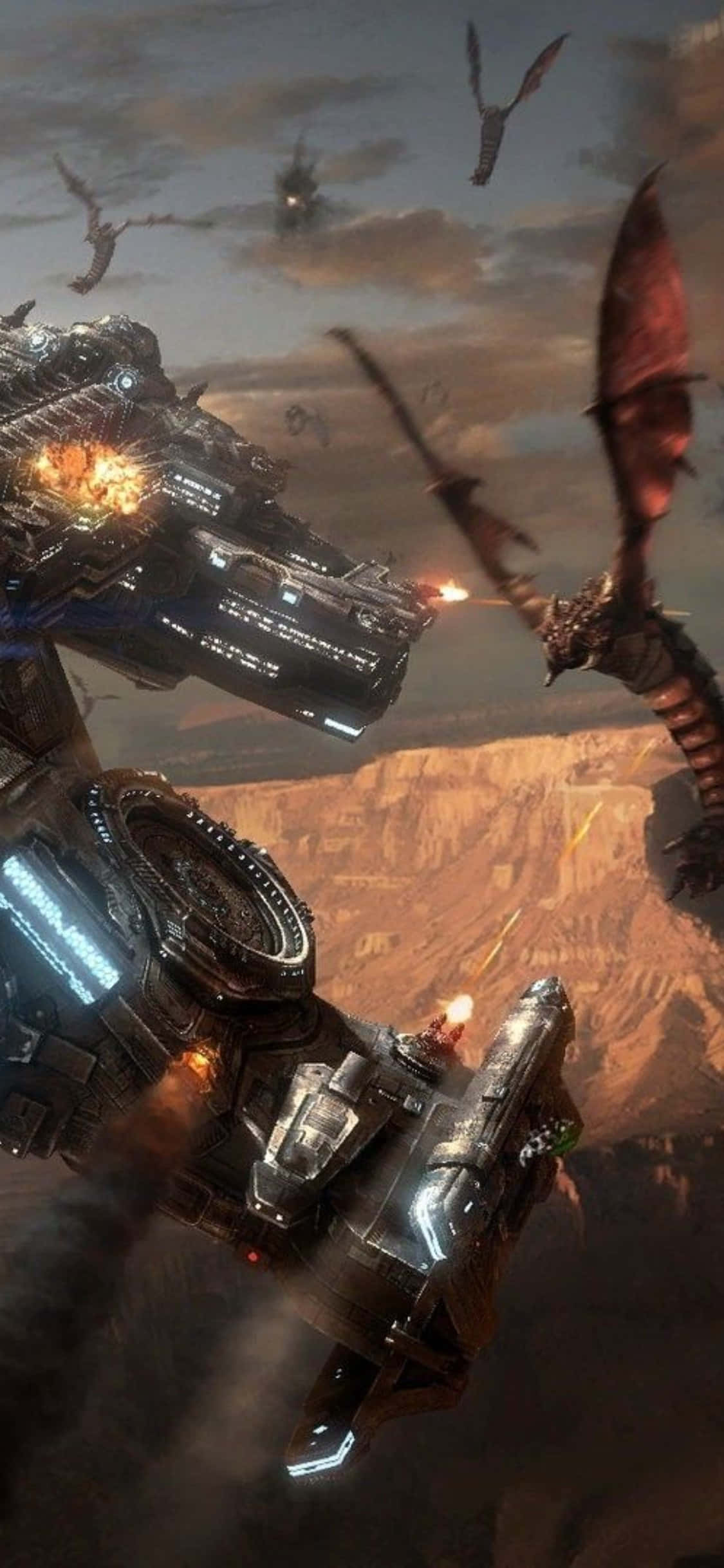 iPhone X Starcraft Ii Фон Боен Крейсер Тапет
