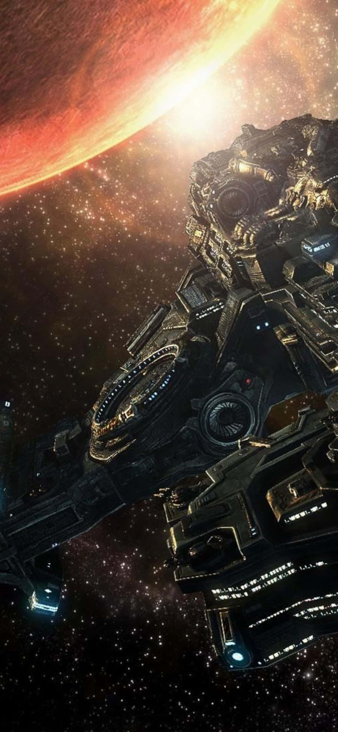 iPhone X Starcraft II фон Hyperion Тапет