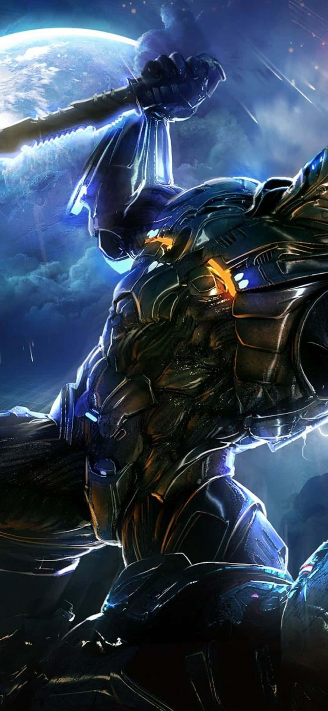 Фон за iPhone X от Starcraft II Меха Тапет