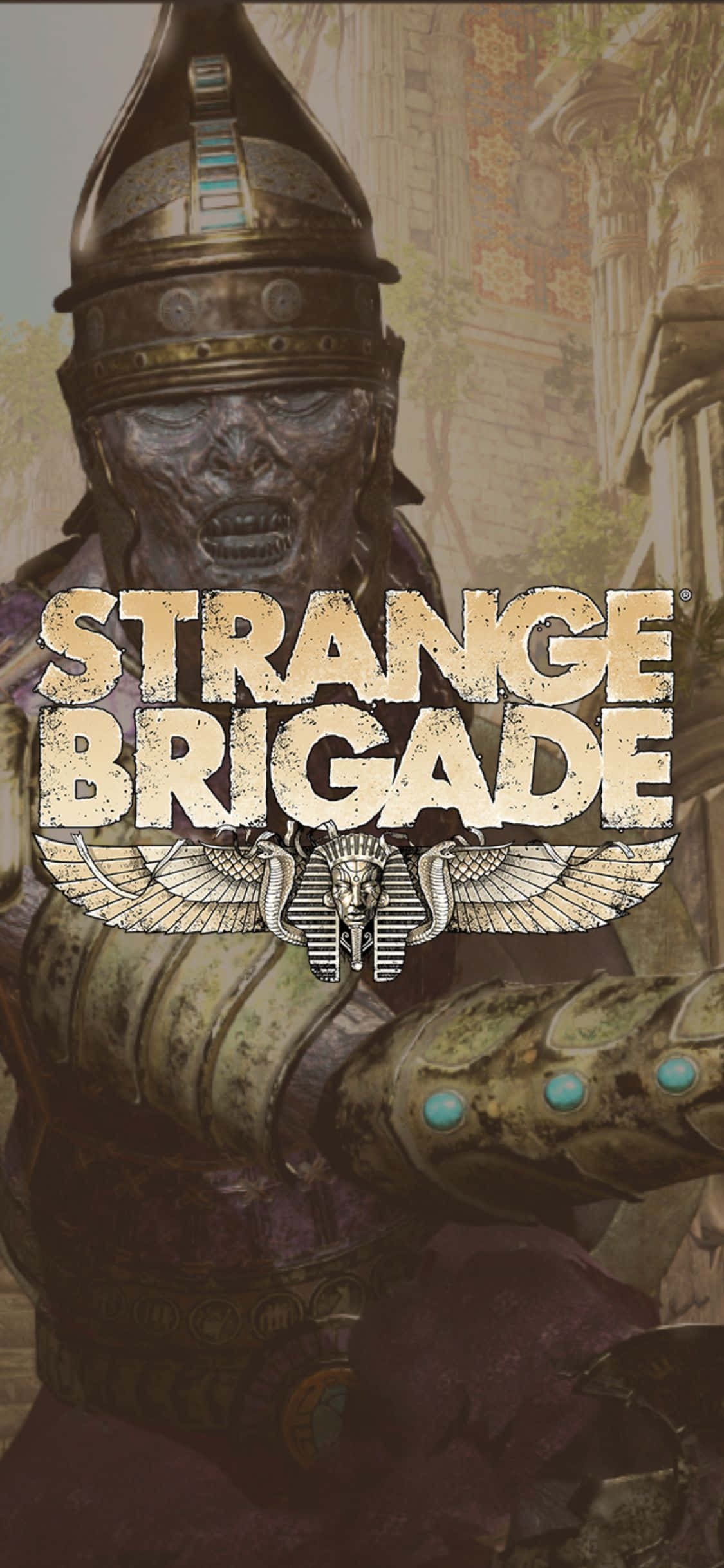 Брониран скелет-зомби iPhone X Strange Brigade фон Тапет