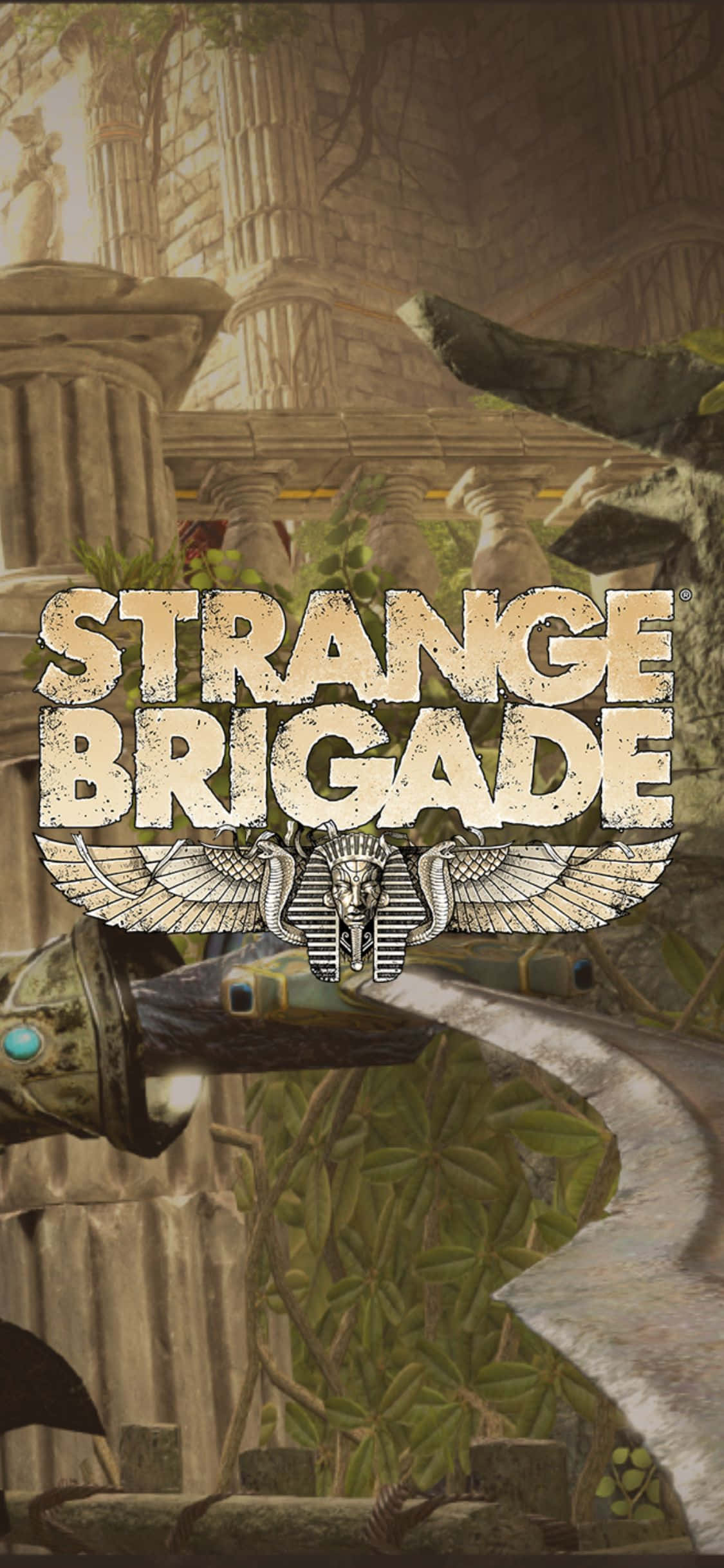 Близък План Мачете iPhone X Strange Brigade Фон Тапет