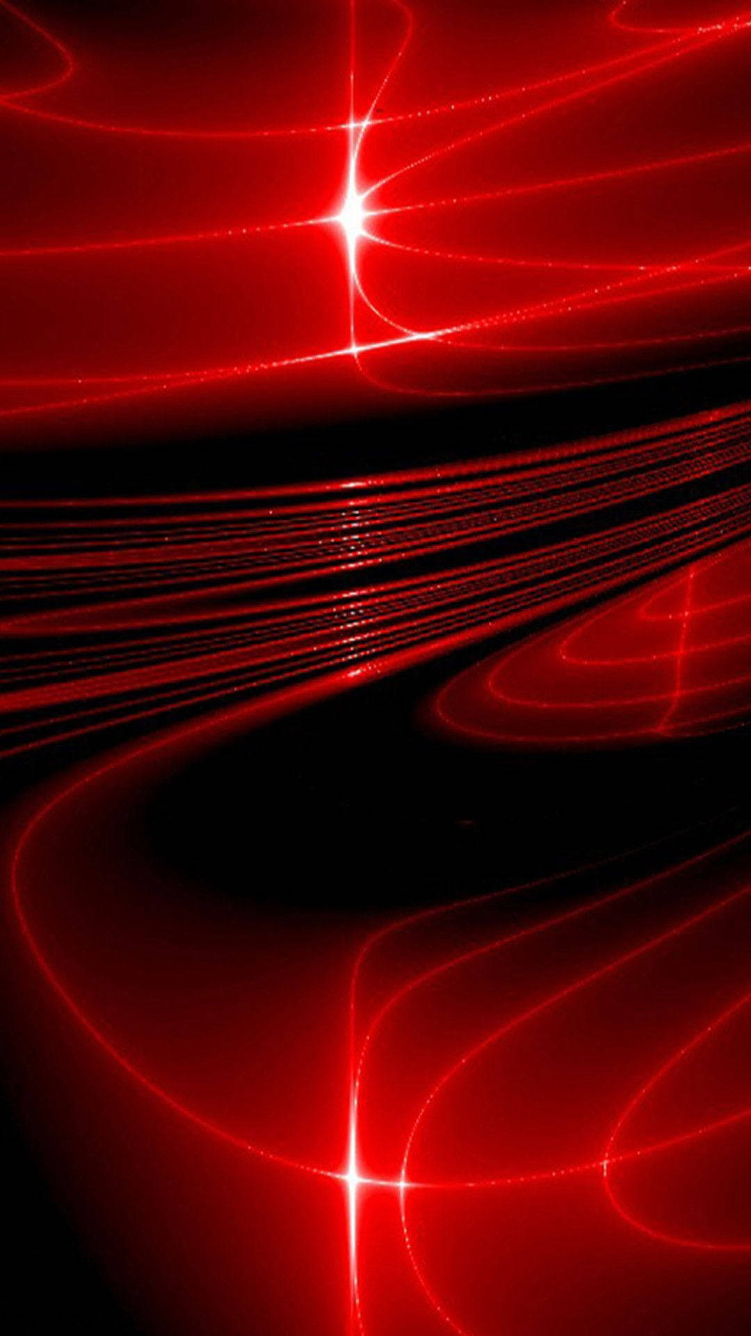 iPhone XR Червен Светещ Свет Тапет
