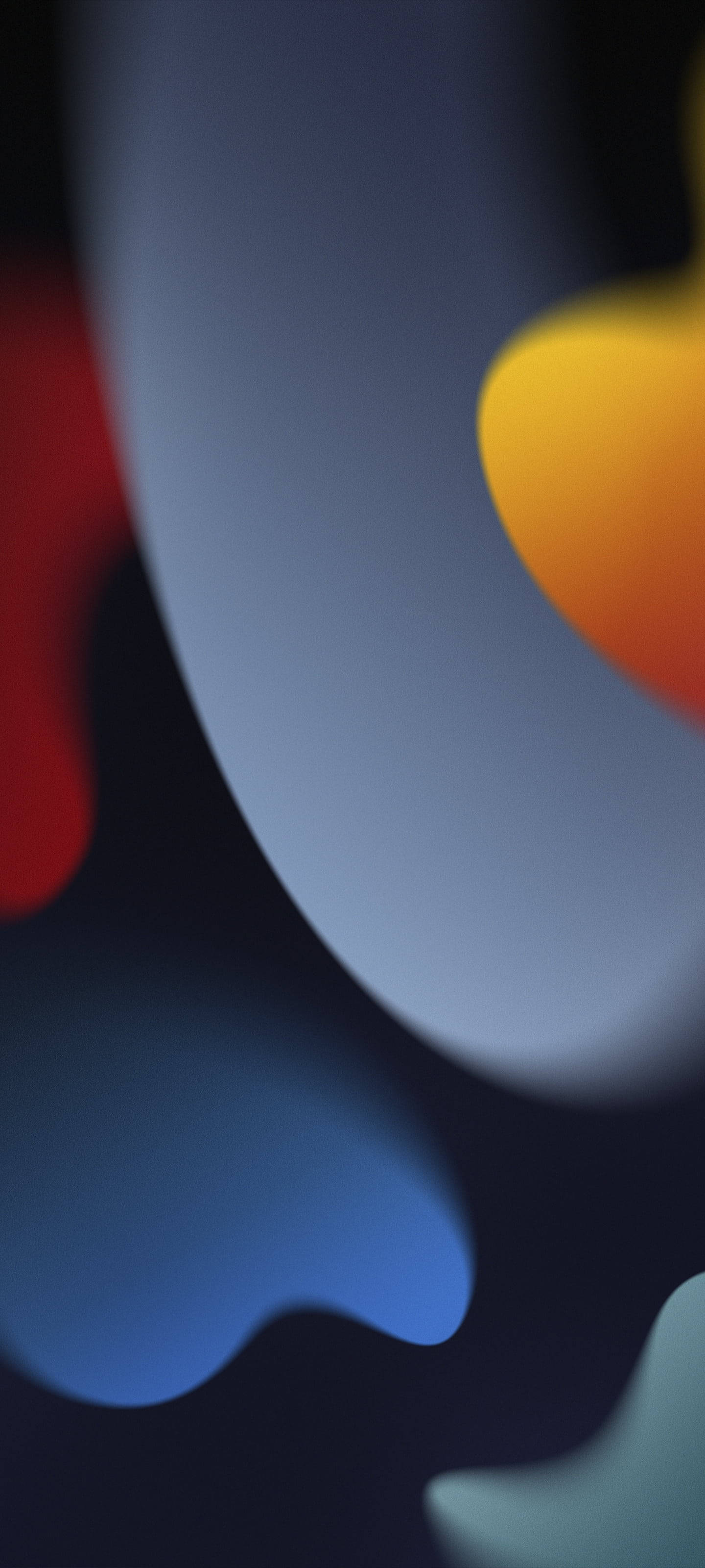 iPhone XR Червени Цветни Петна Тапет