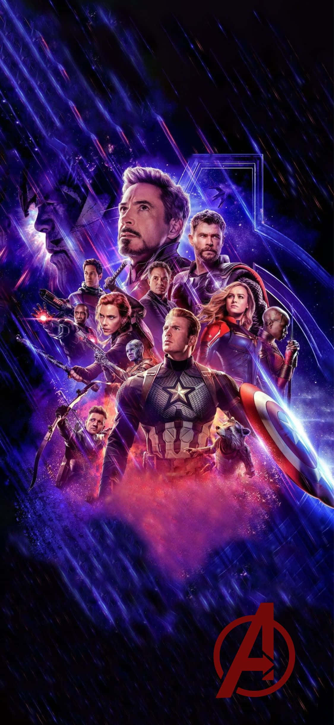 iPhone XS Avengers фон фен-мейд арт Тапет