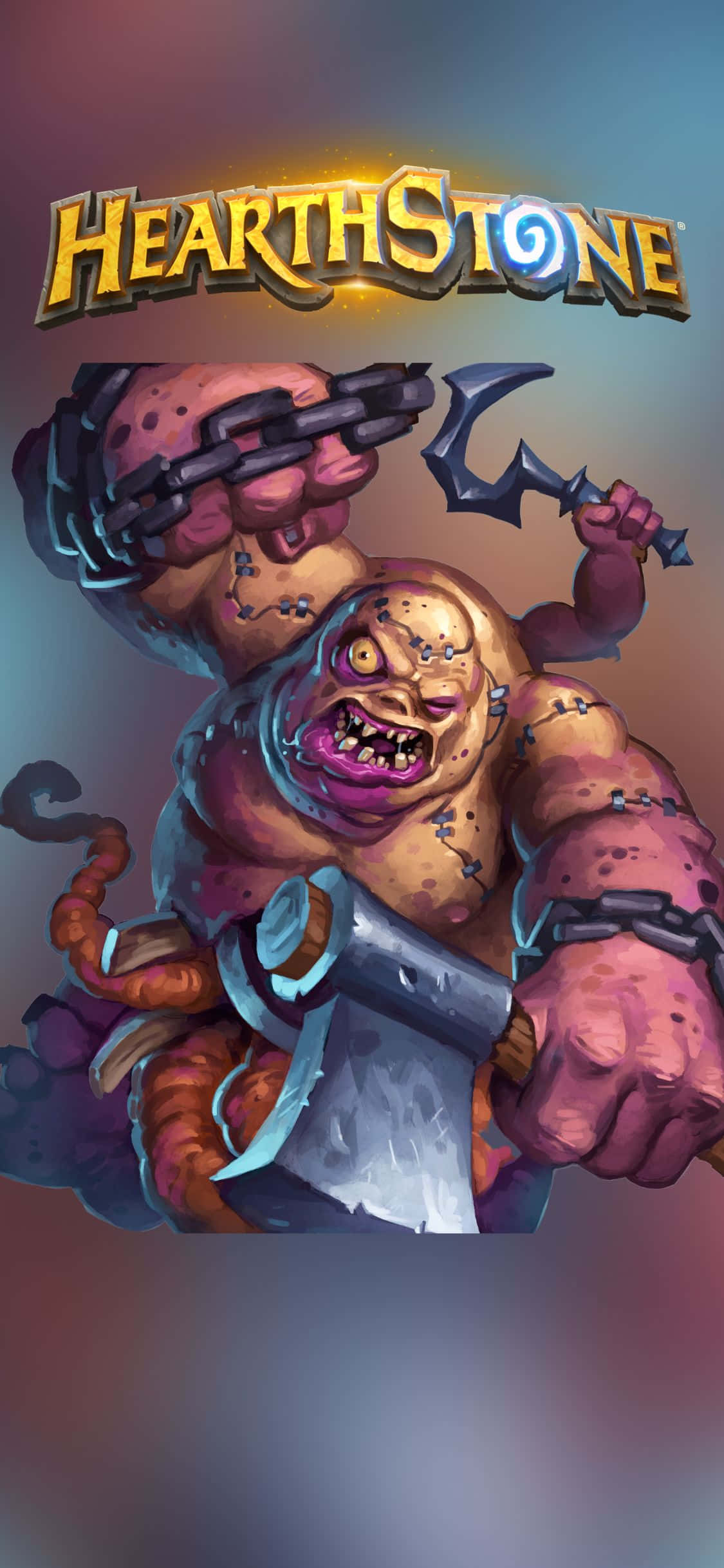 iPhone XS на скин Brightwing-Illidan от Hearthstone Тапет