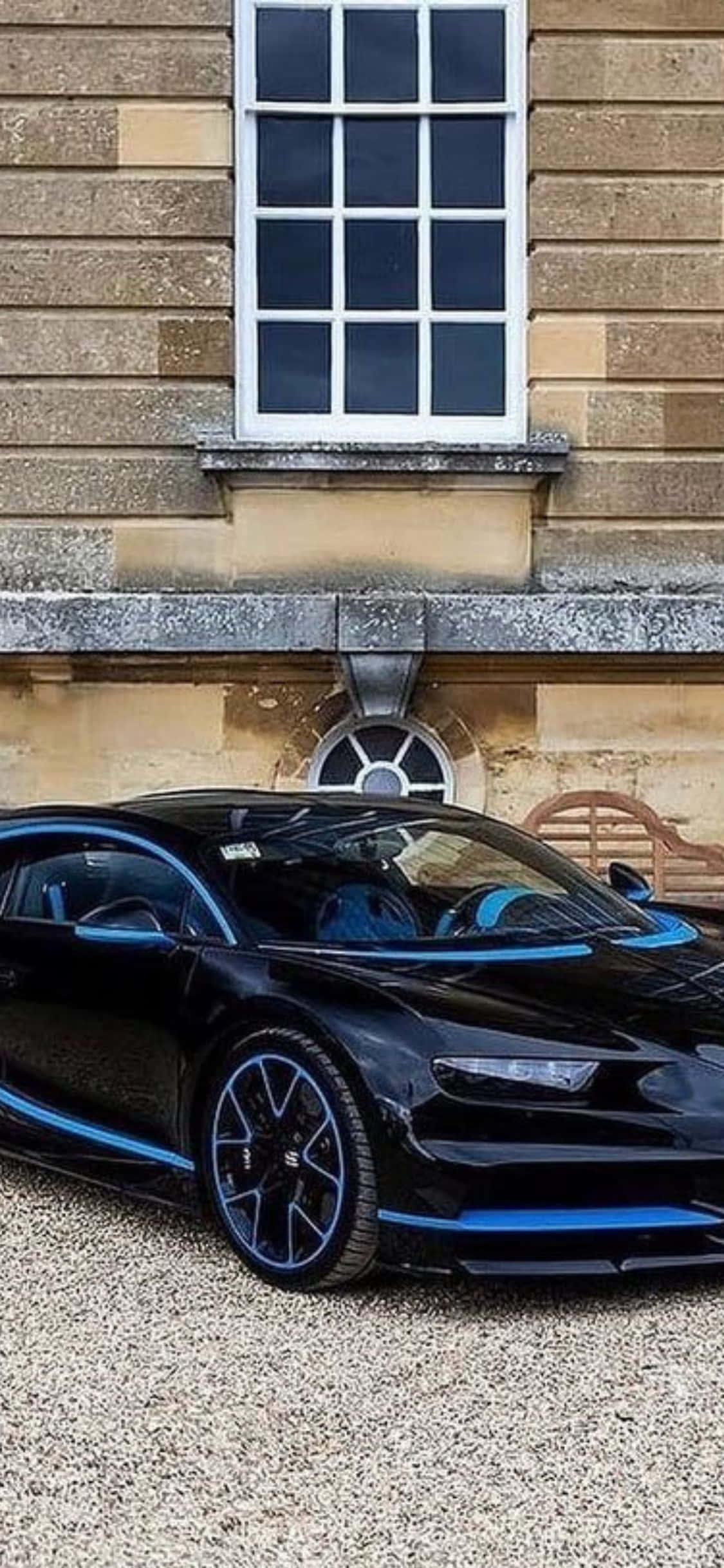 Изпитайте вкус на лукс с iPhone Xs Bugatti Тапет