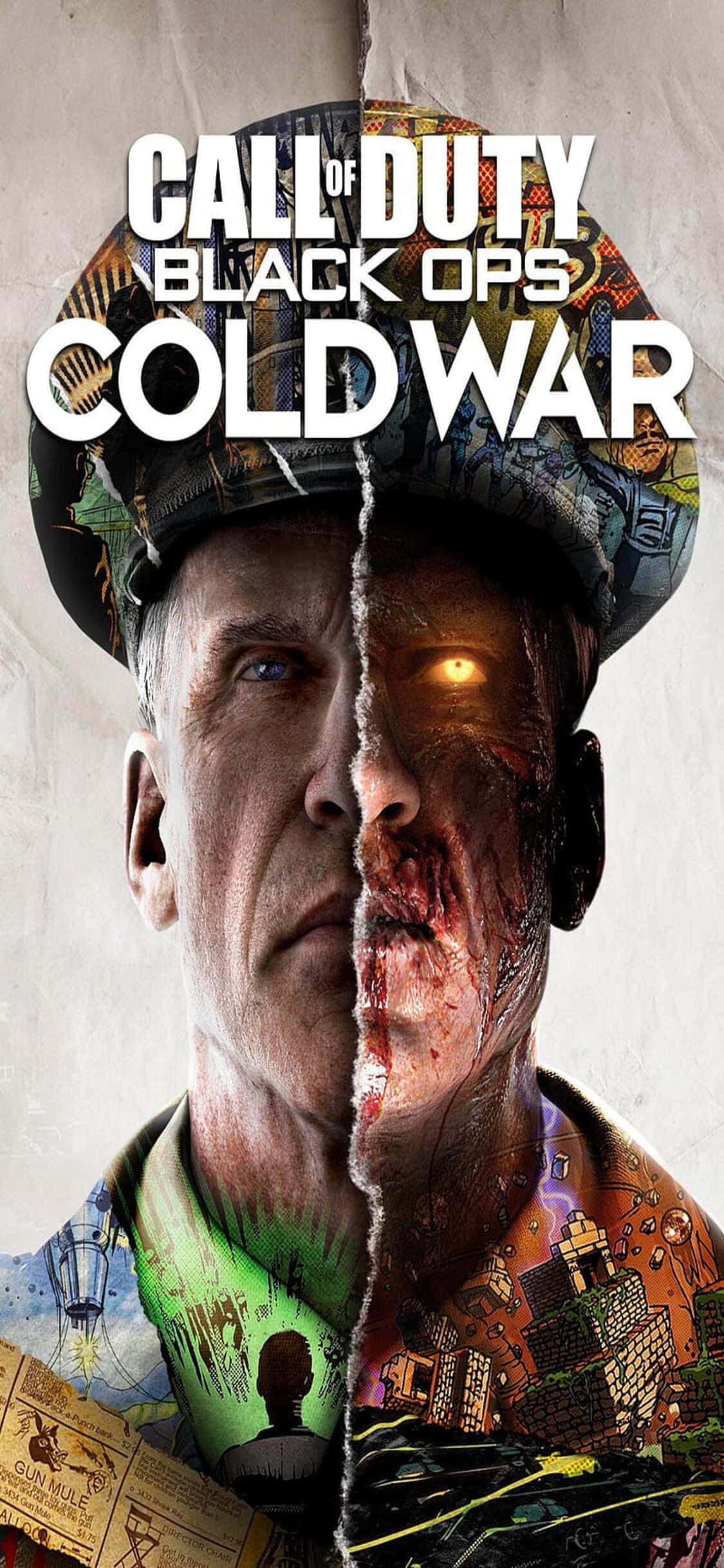 iPhone Xs Call Of Duty Black Ops Cold War Зомби Арт Фон Тапет