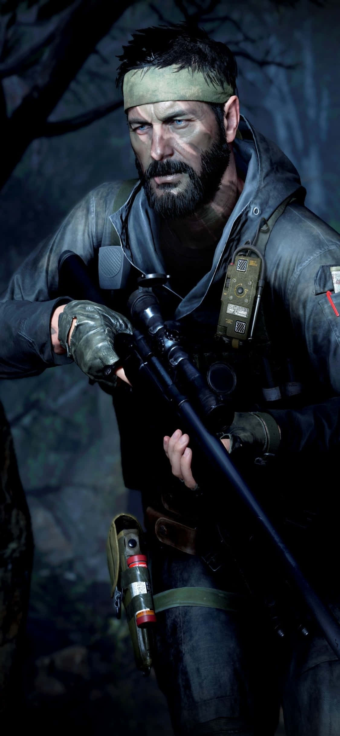 iPhone Xs Call Of Duty Black Ops Cold War Уудс Скин Фон Тапет