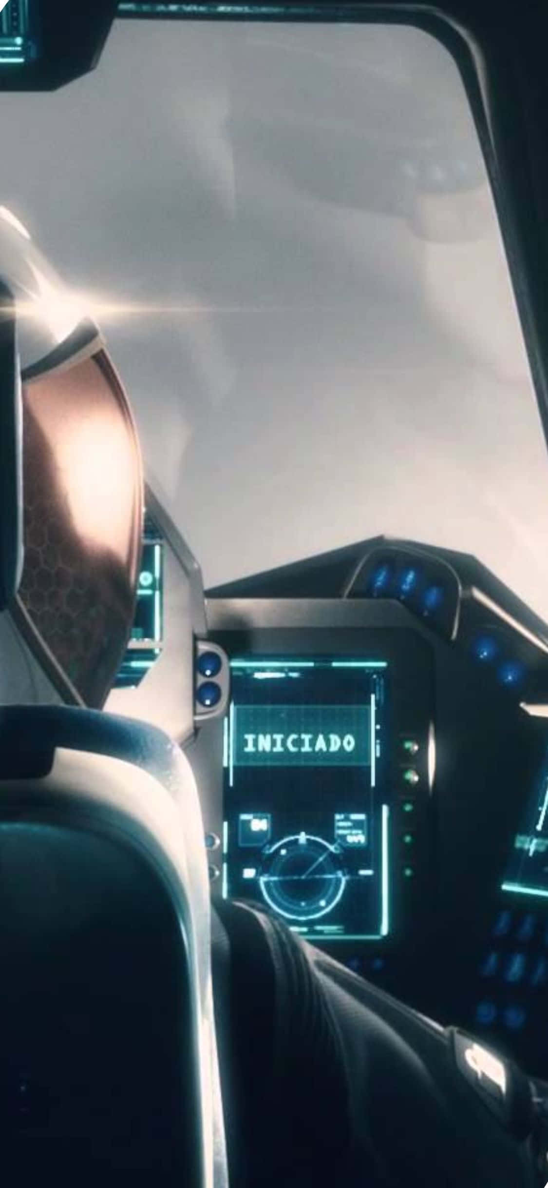 iPhone XS Civilization Beyond Earth Астронавт Космически Кораб Фон Тапет