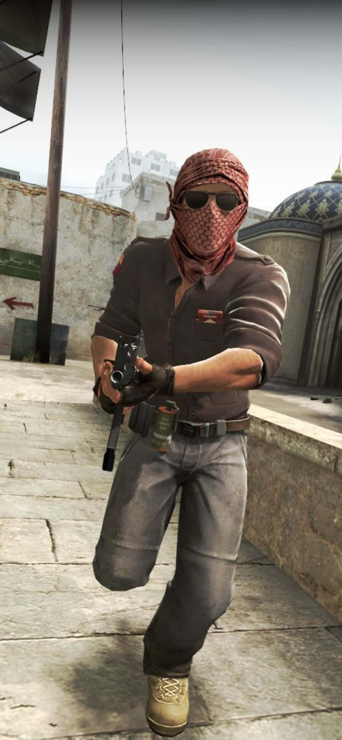 Получите тактическо предимство с iPhone Xs и Counter-Strike Global Offensive Тапет