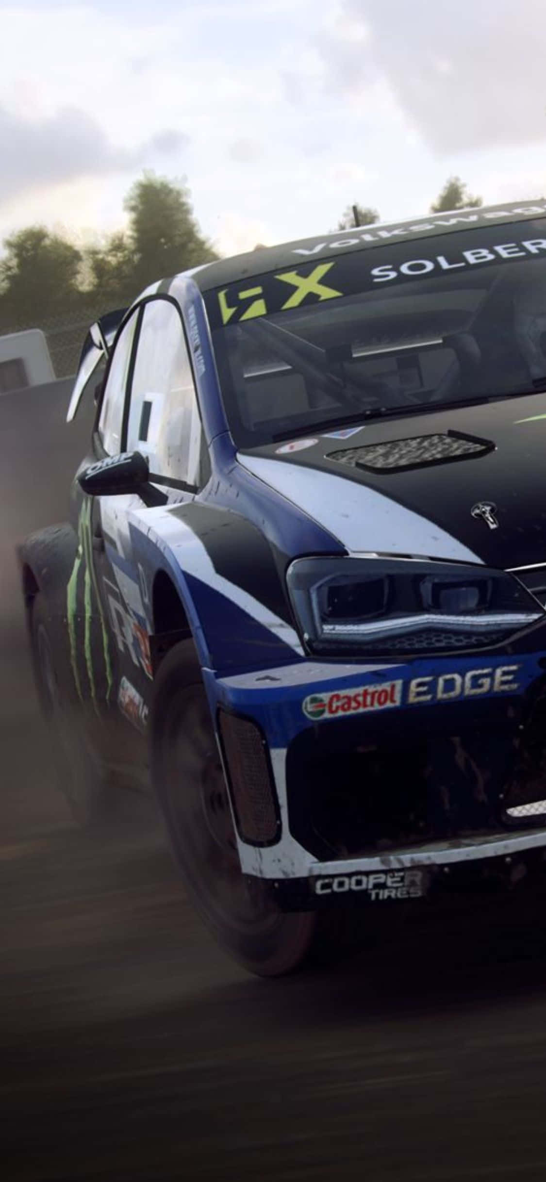Пробийте си път къ победа с iPhone Xs Dirt Rally Тапет