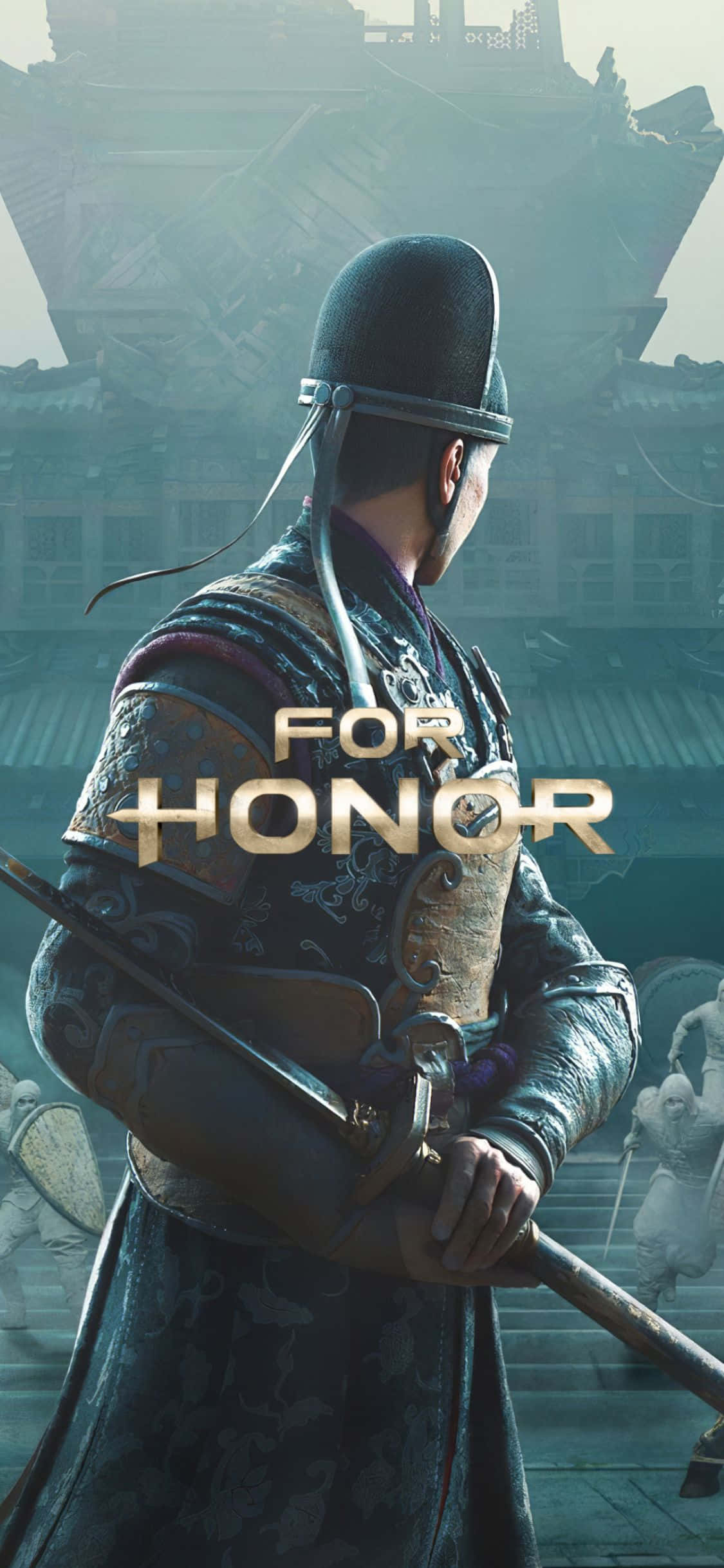 Вземи в Ръце Най-нови iPhone Xs For Honor Тапет