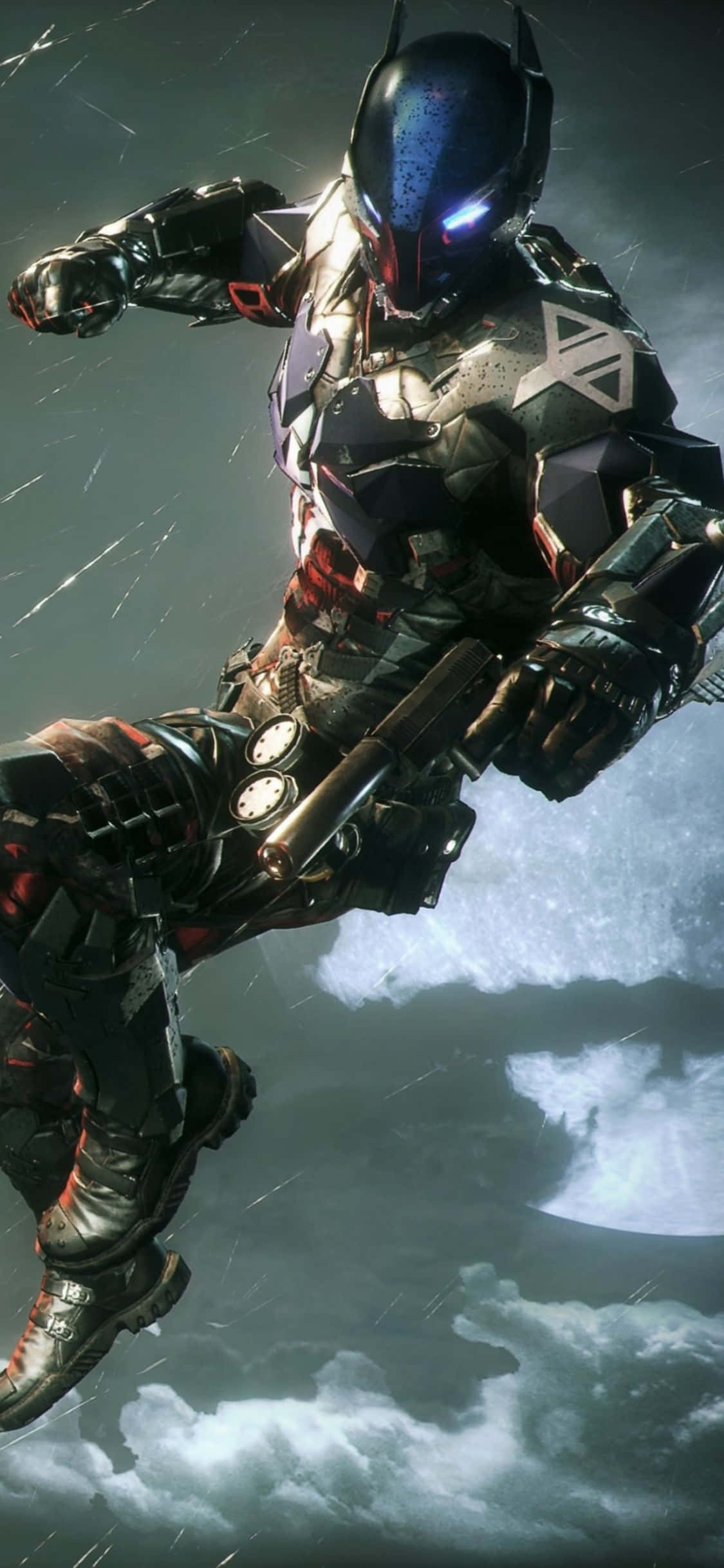 iPhone Xs Gaming фон Arkham Knight Тапет