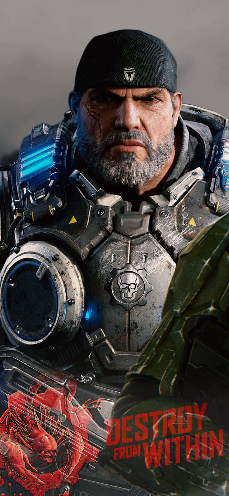 Портрет на Маркус Феникс iPhone XS Gears Of War 5 Тапет