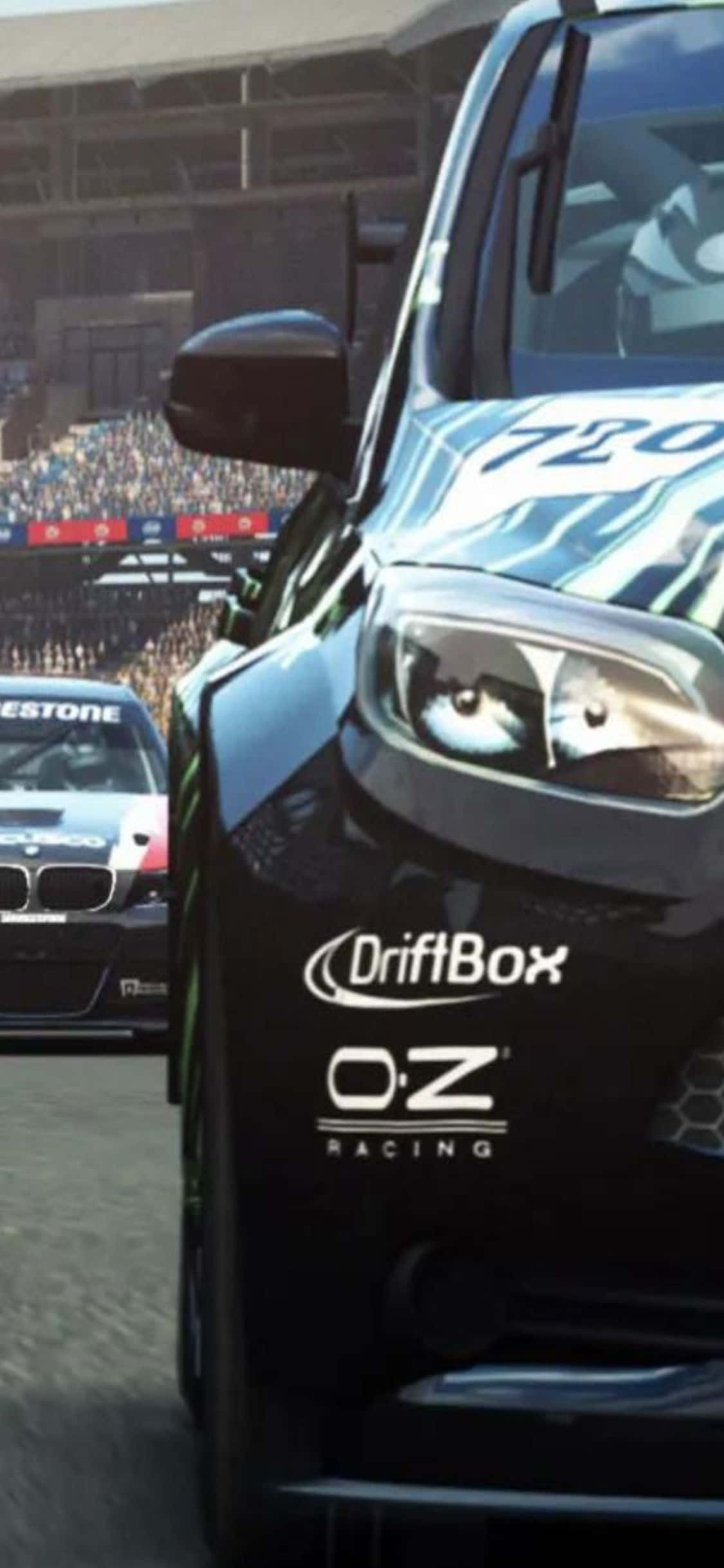 iPhone Xs Grid Autosport Driftbox фон Тапет