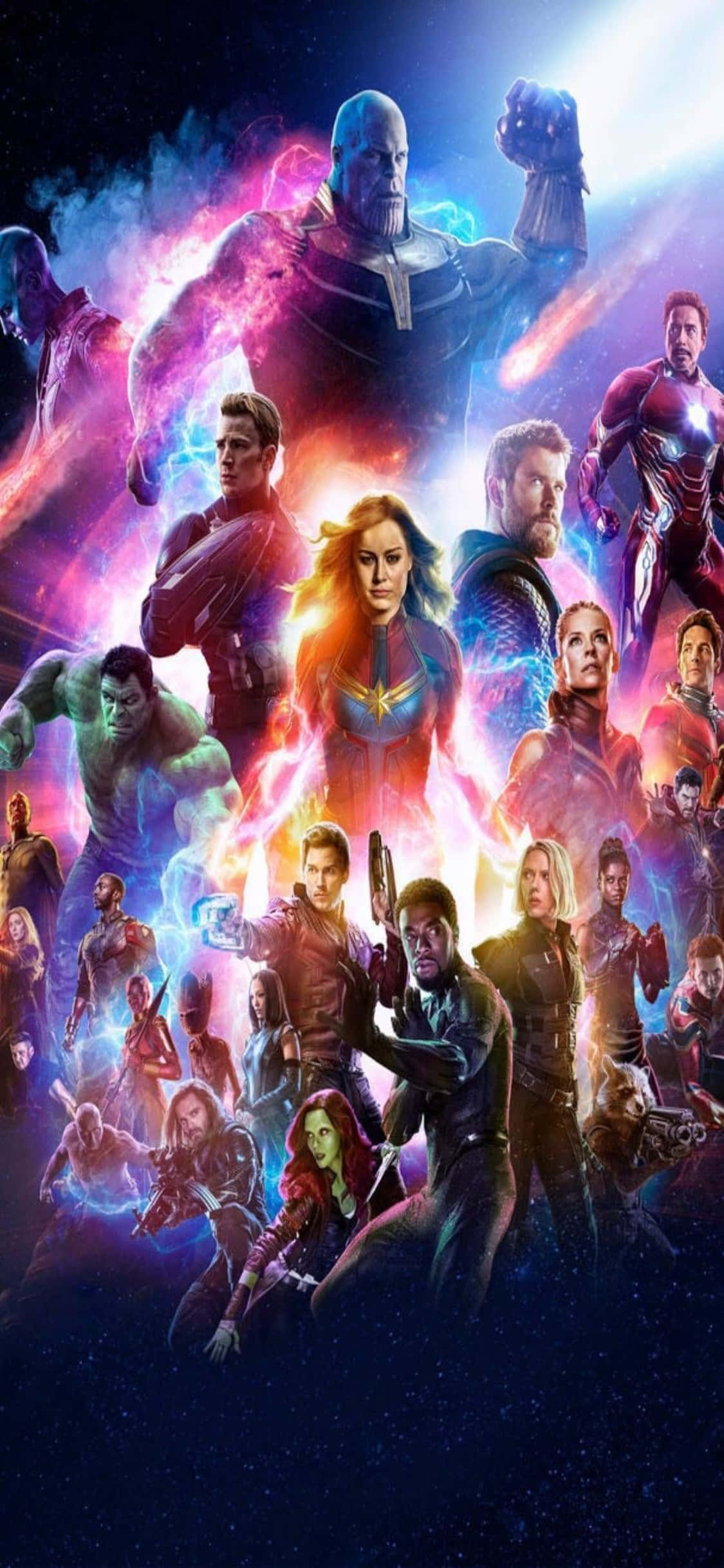 „Най-крайния телефон за отмъстителите - iPhone XS с Marvel's Avengers“ Тапет