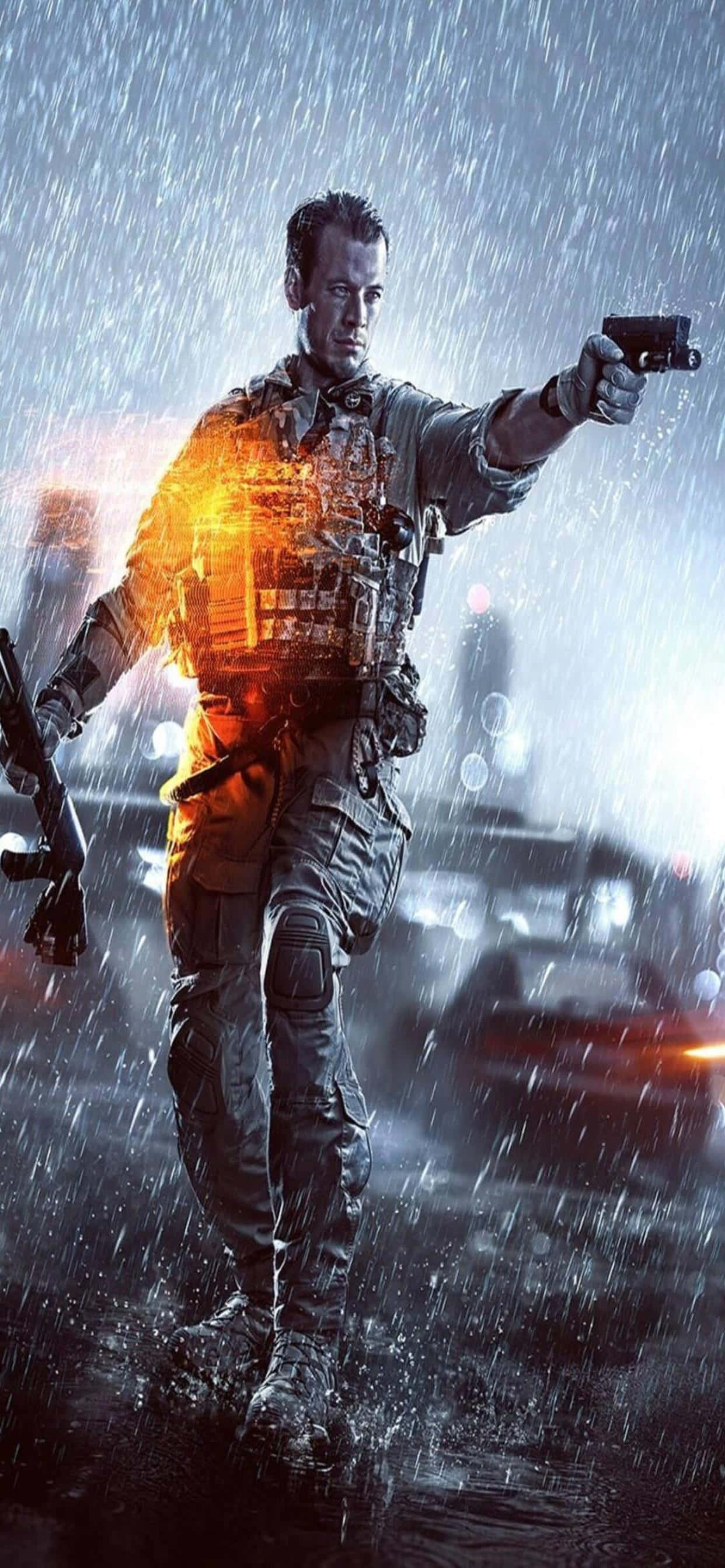 Отключете победа с iPhone Xs Max Battlefield 4 Experience Тапет
