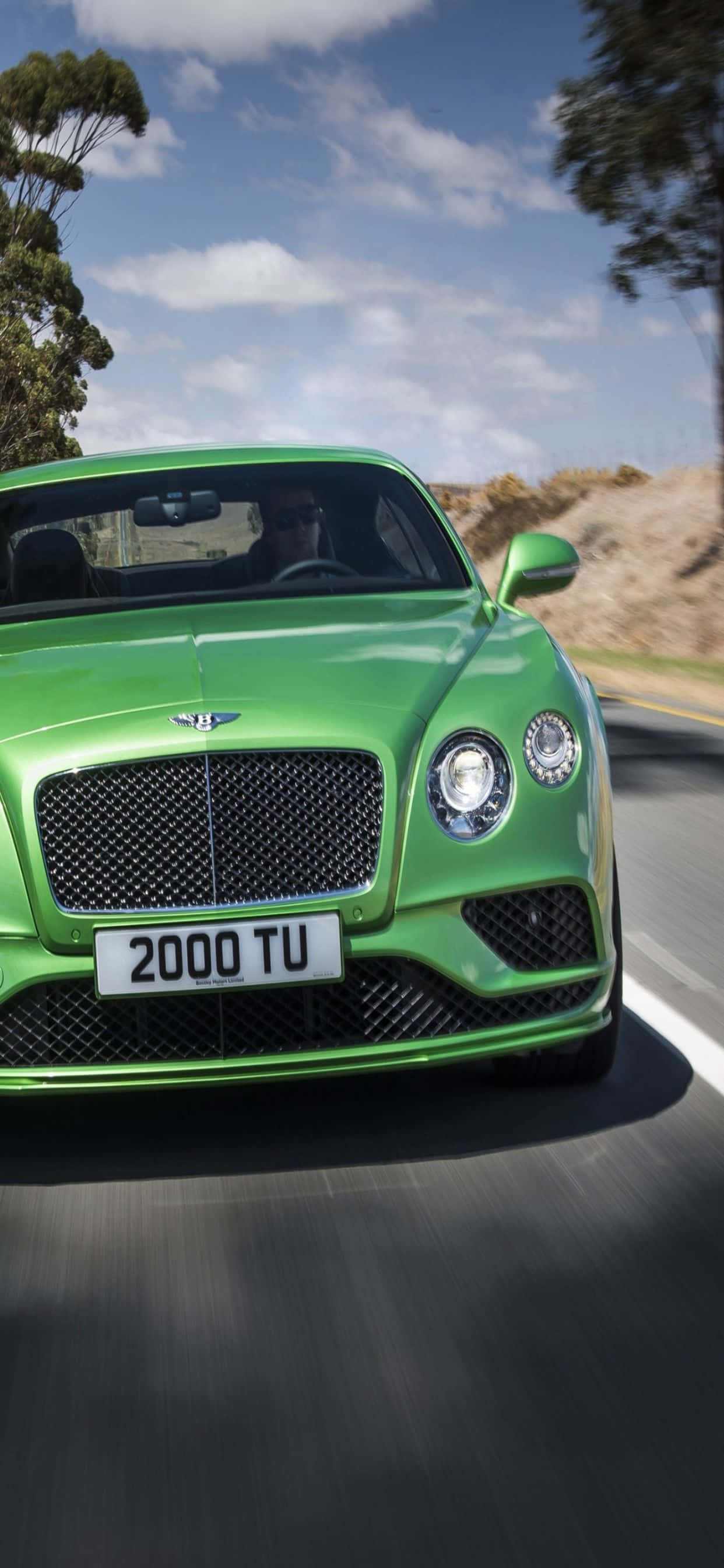 Изживяйте лукс на iPhone XS Max и автомобил Bentley Тапет