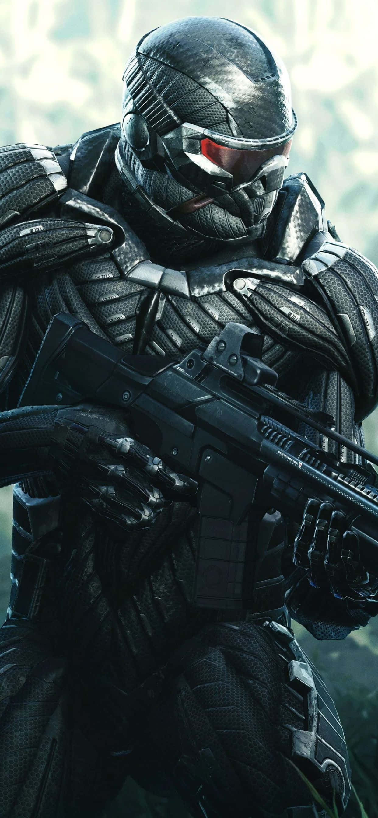 Пригответе се за интензивно действие на новия iPhone XS Max Crysis Warhead Тапет