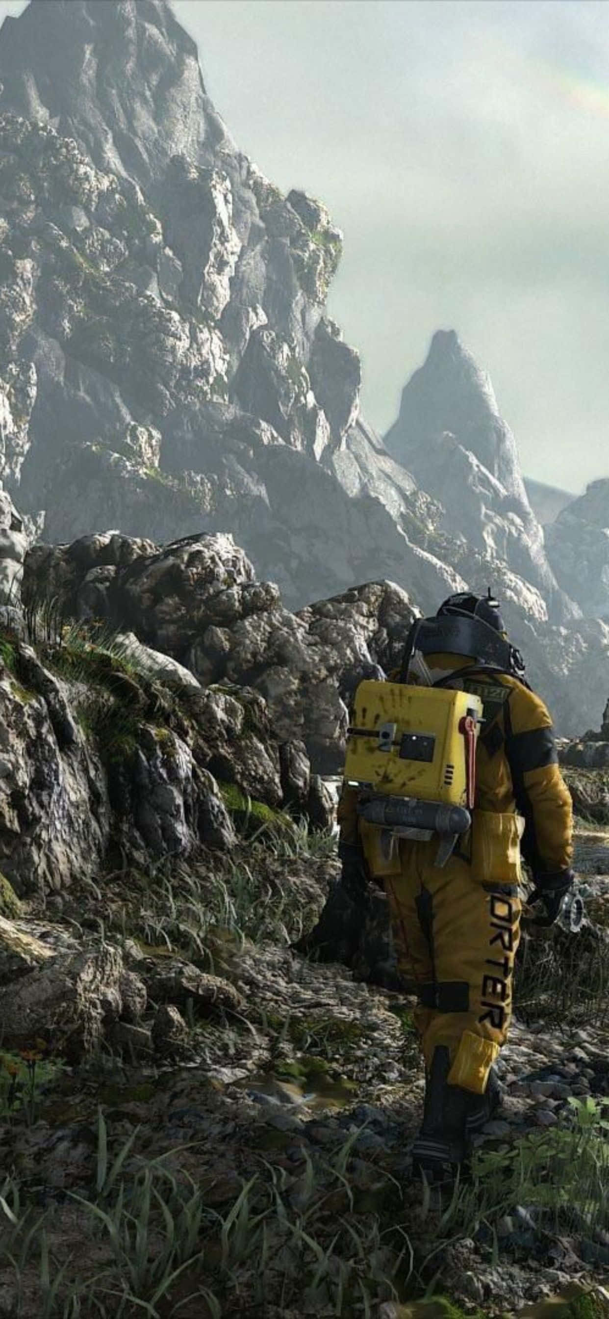 Несветска мощ живе в iPhone Xs Max с Death Stranding Тапет