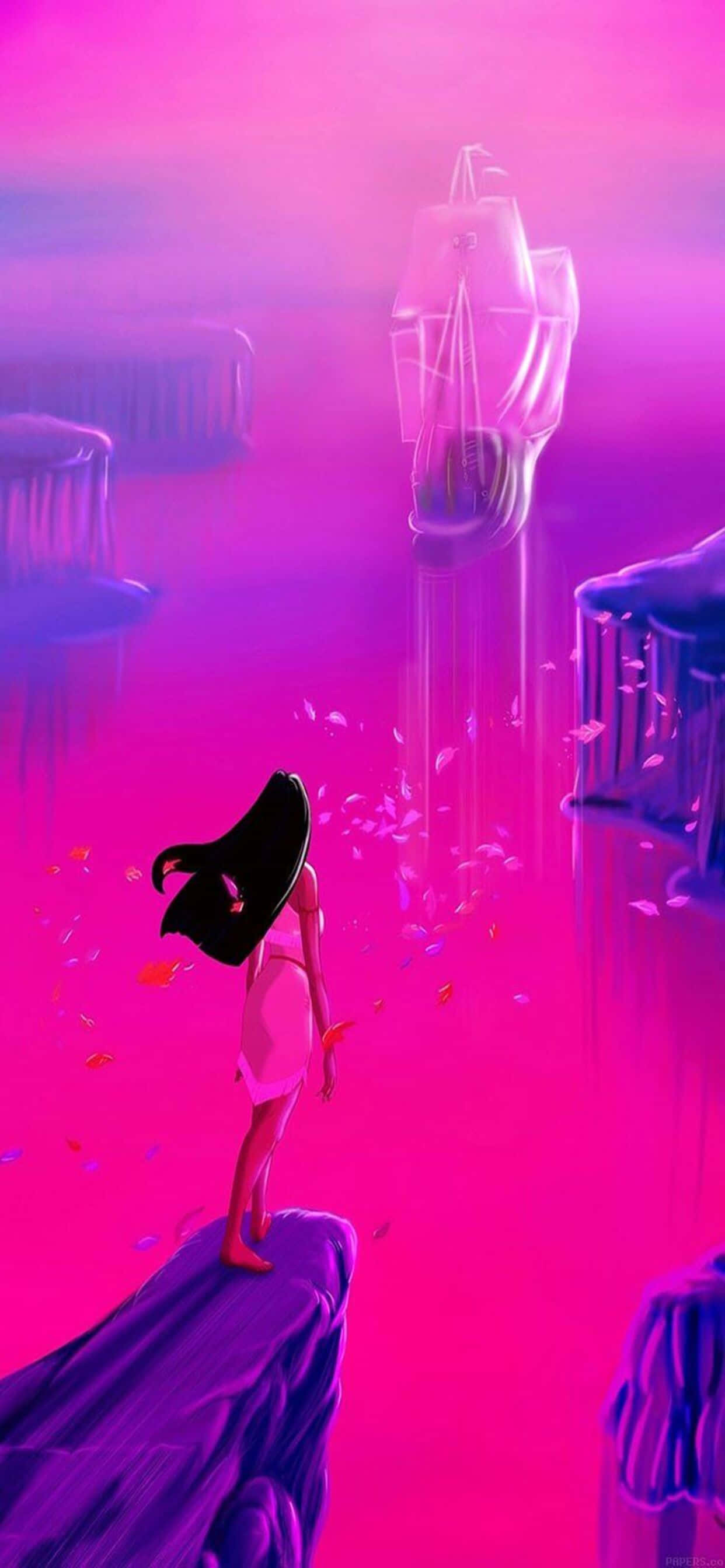 Приготвите се за часове на неограничено забавление с iPhone Xs Max Disney! Тапет