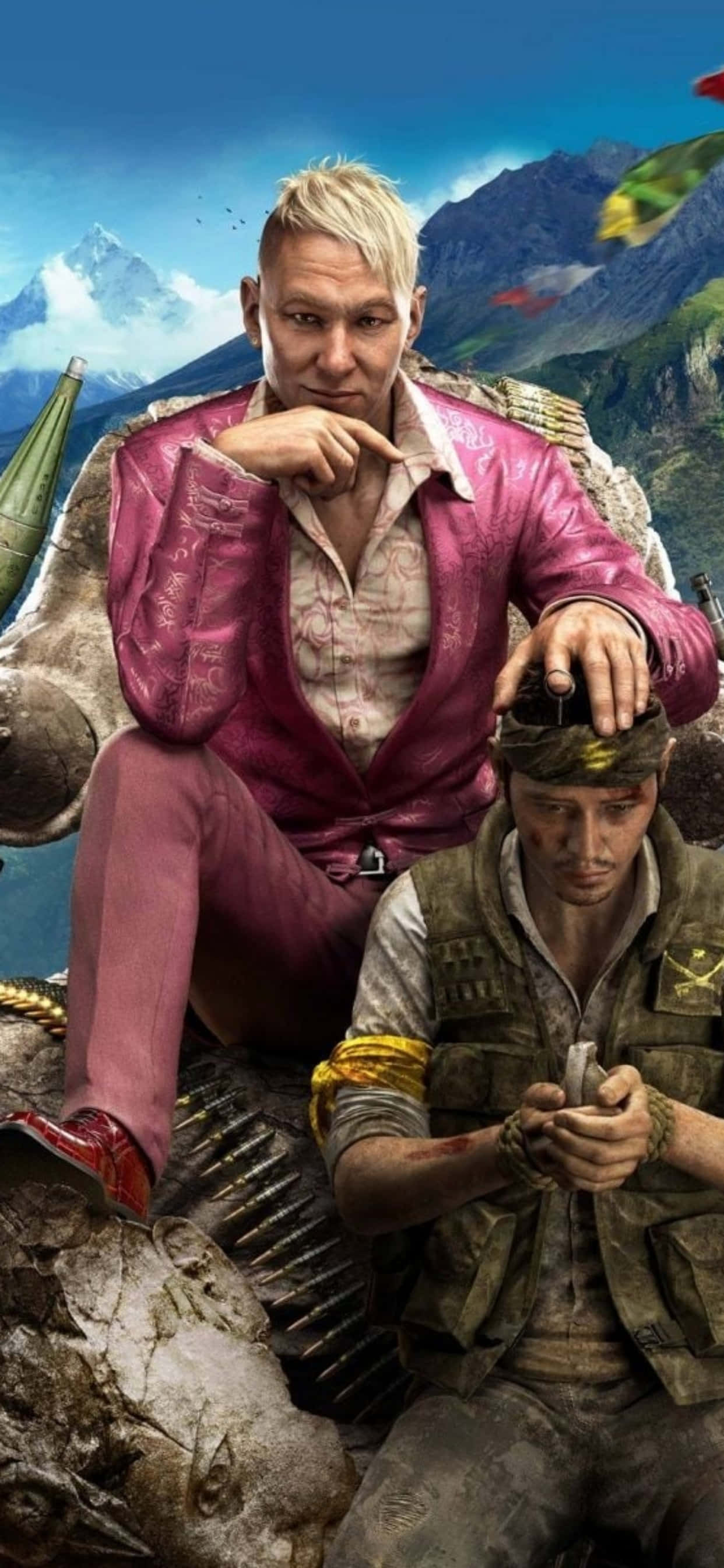 Отидете на диви приключения с iPhone Xs Max и Far Cry 4. Тапет