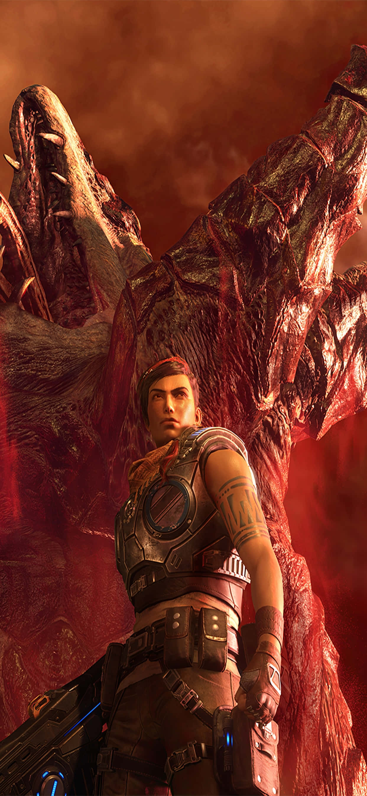 iPhone XS Max Gears Of War 5 Kait Kraken Фон Тапет