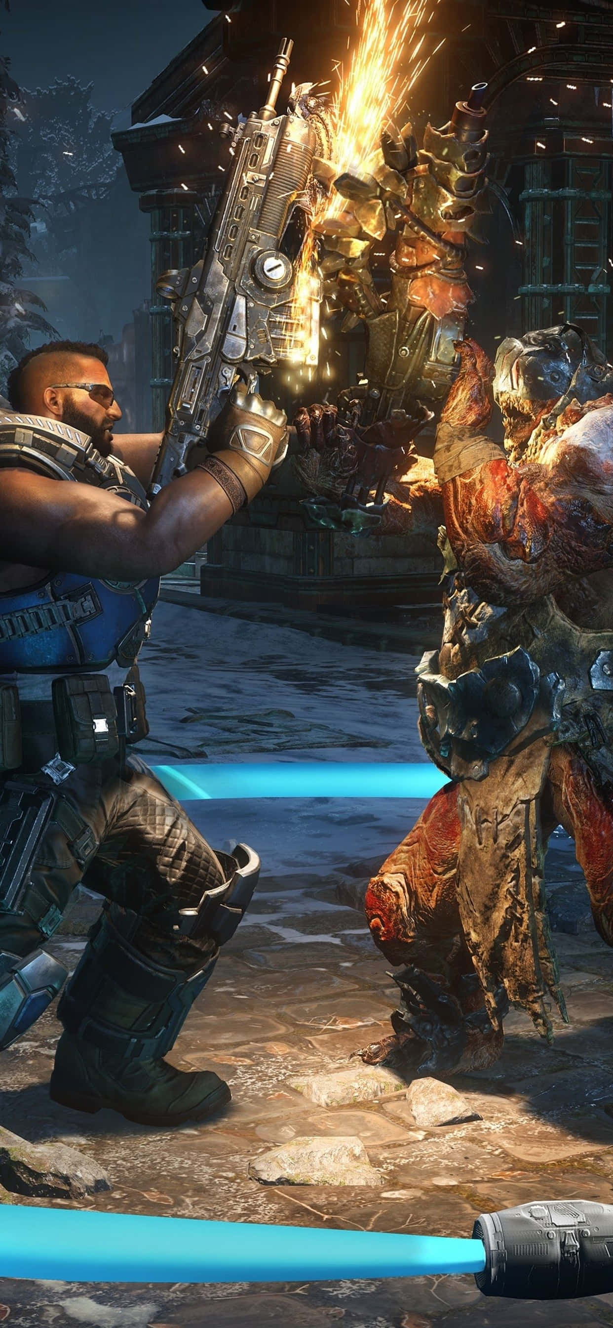 Фон iPhone XS Max Gears Of War 5: Максимальный уровень Тапет