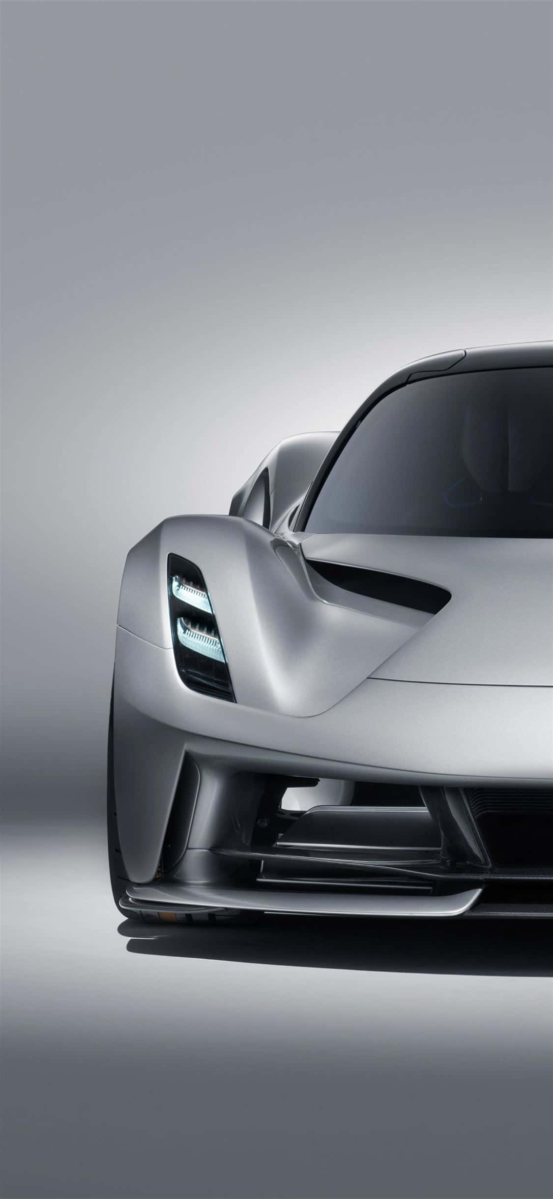 iPhone XS Max Project Cars 2 Сребърен Aspark Owl Фон Тапет