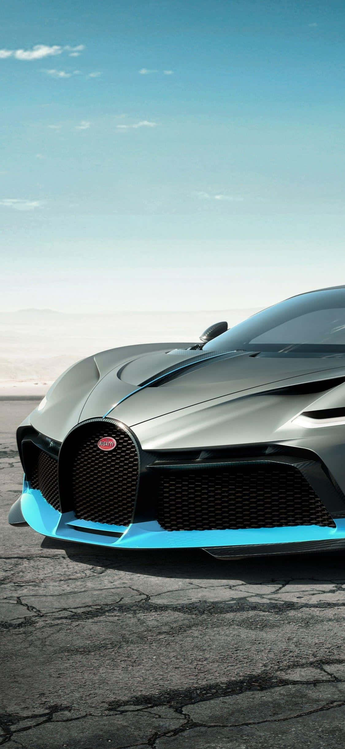 iPhone XS Max Project Cars 2 Тъмносив Bugatti Divo Фон Тапет