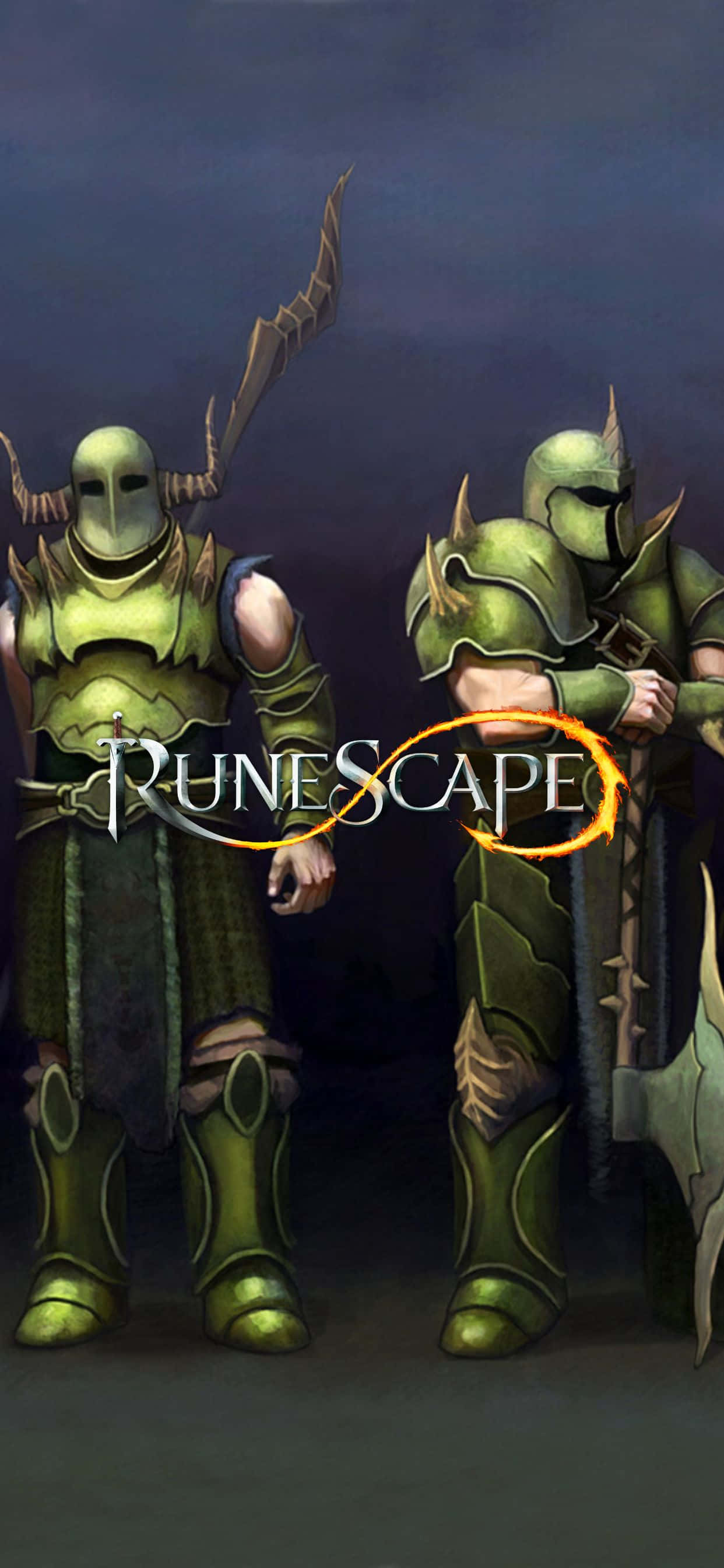Отключѝ новия iPhone XS Max, чтобы изследва безкрайния свят на Runescape Тапет