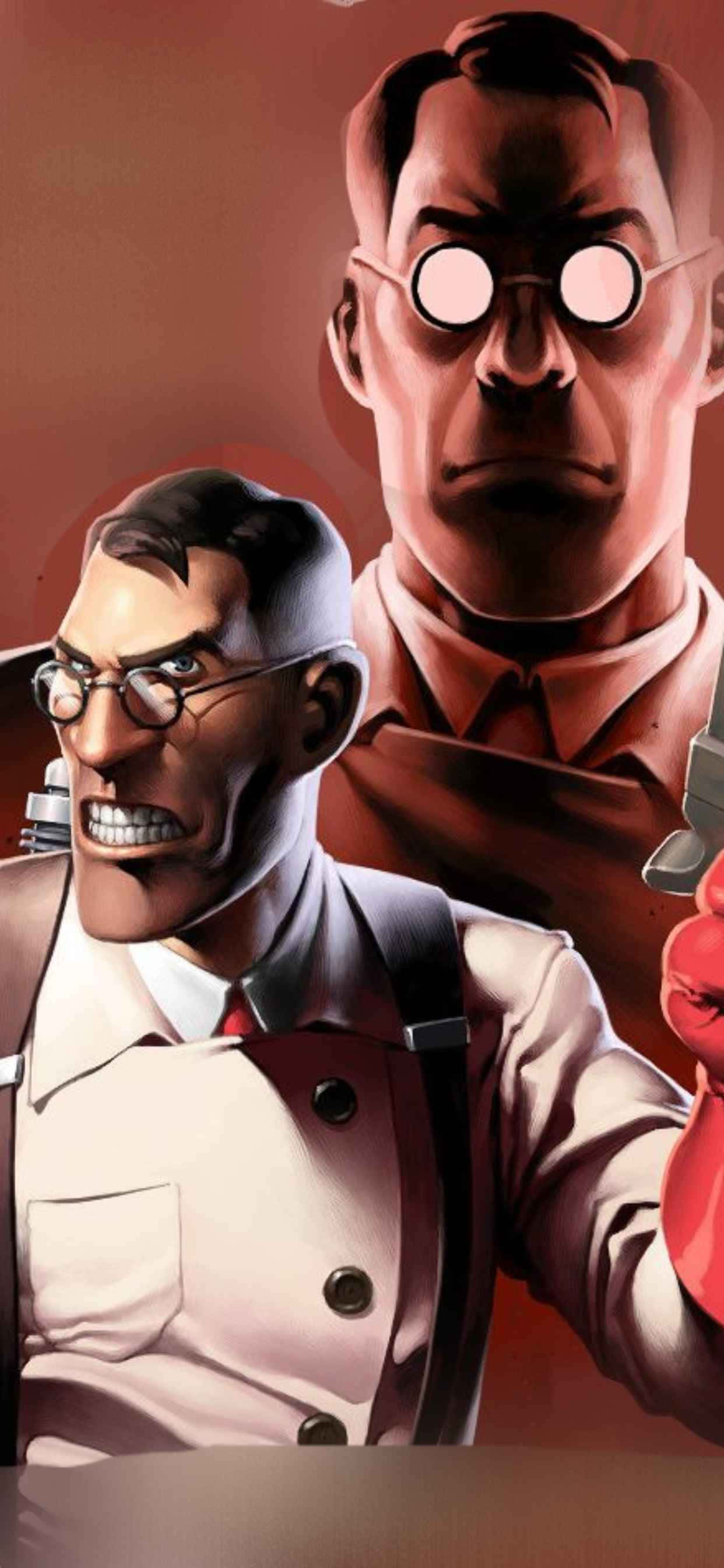 Медик iPhone Xs Max Team Fortress 2 фон Тапет
