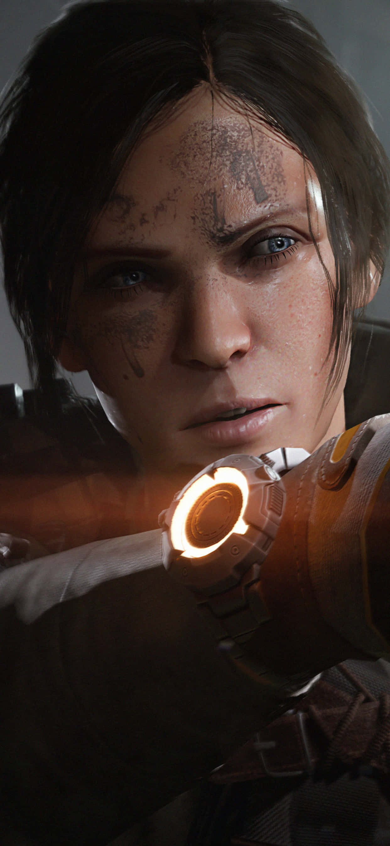 Красиво и вълнуващо нощно игрово изживяване с iPhone Xs Max The Division Тапет