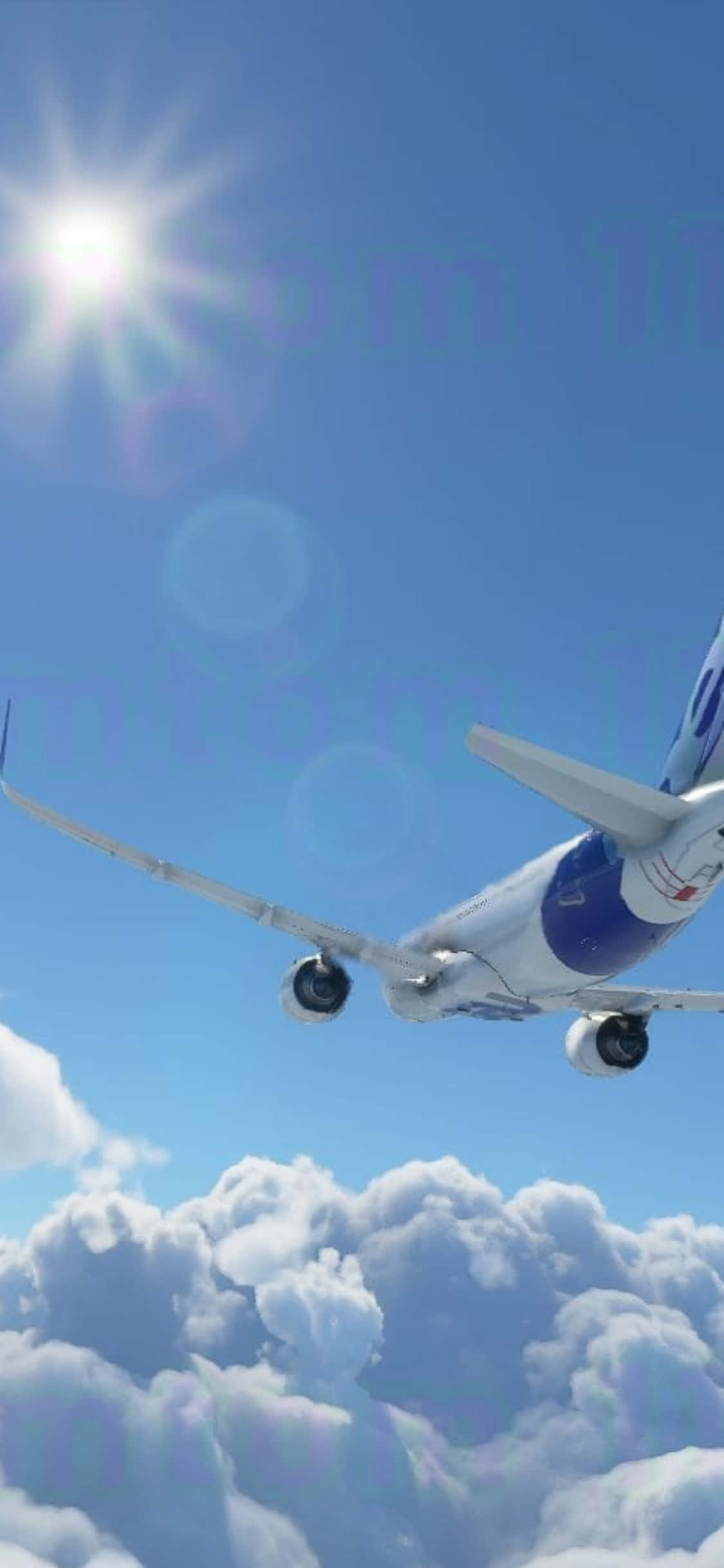 Изследвай нови свѣти с iPhone Xs Microsoft Flight Simulator Тапет
