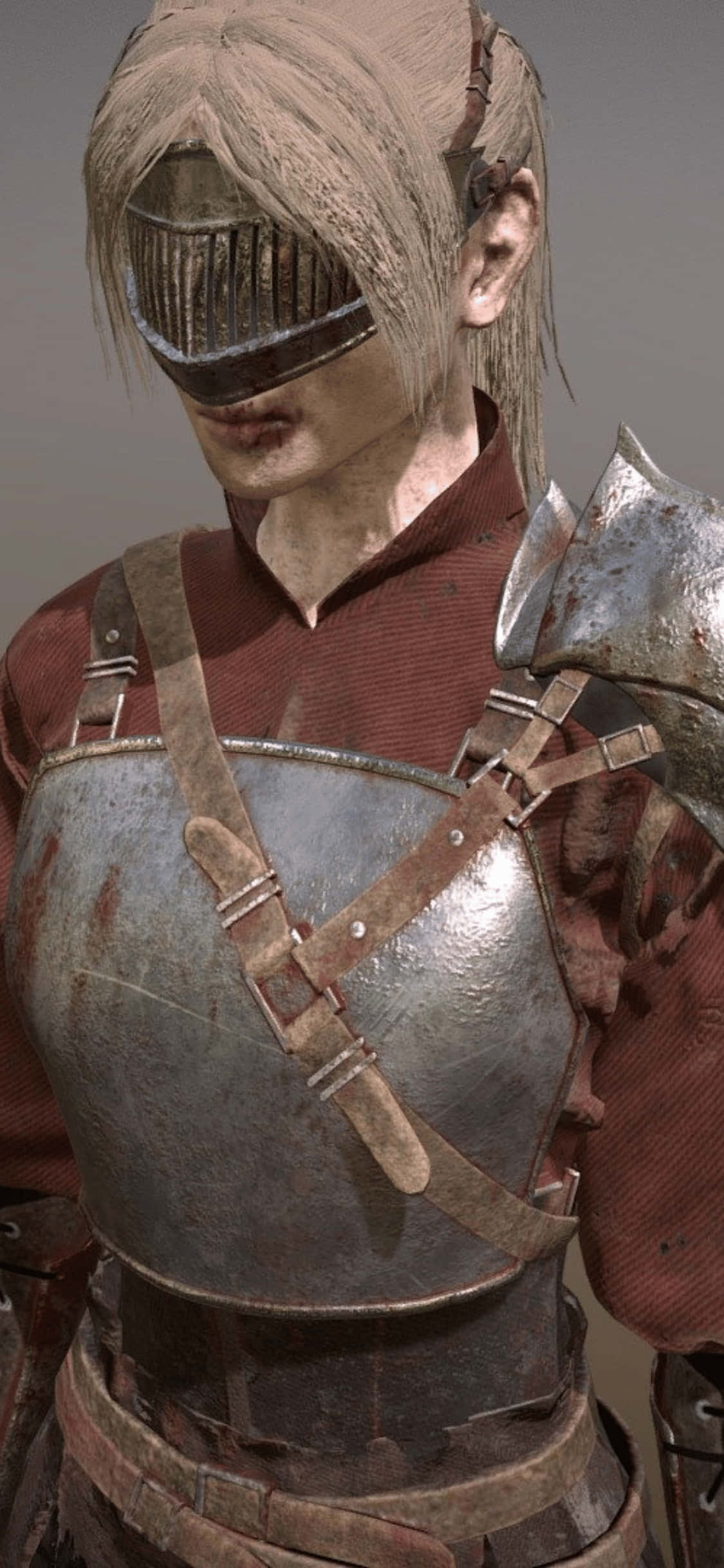 Воителки в бронята iPhone Xs Mordhau фон Тапет