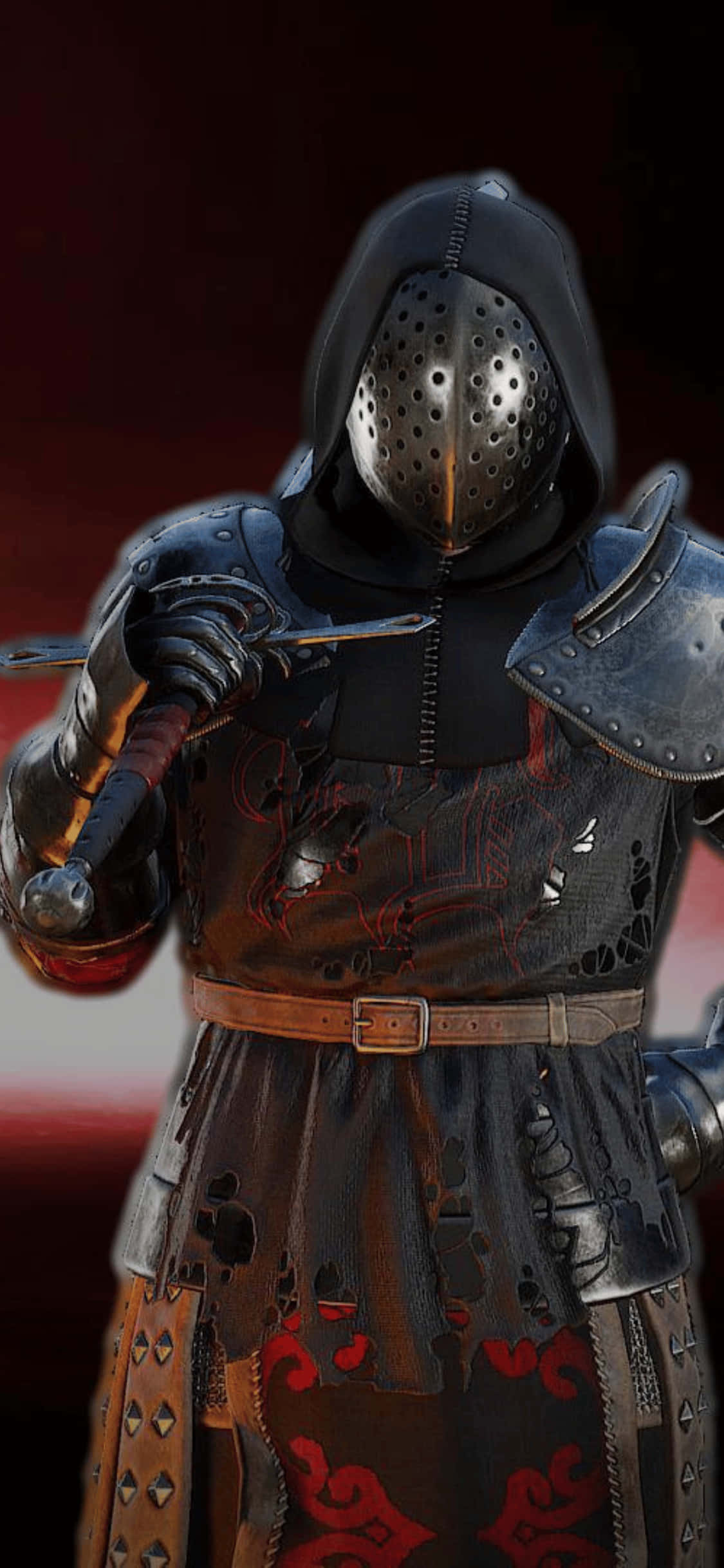 Черен воин iPhone Xs Mordhau фон Тапет