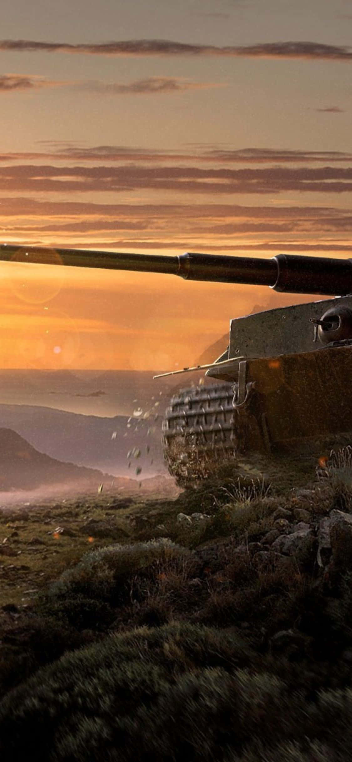Изгледайте стилно с последния iPhone Xs Tanks Тапет