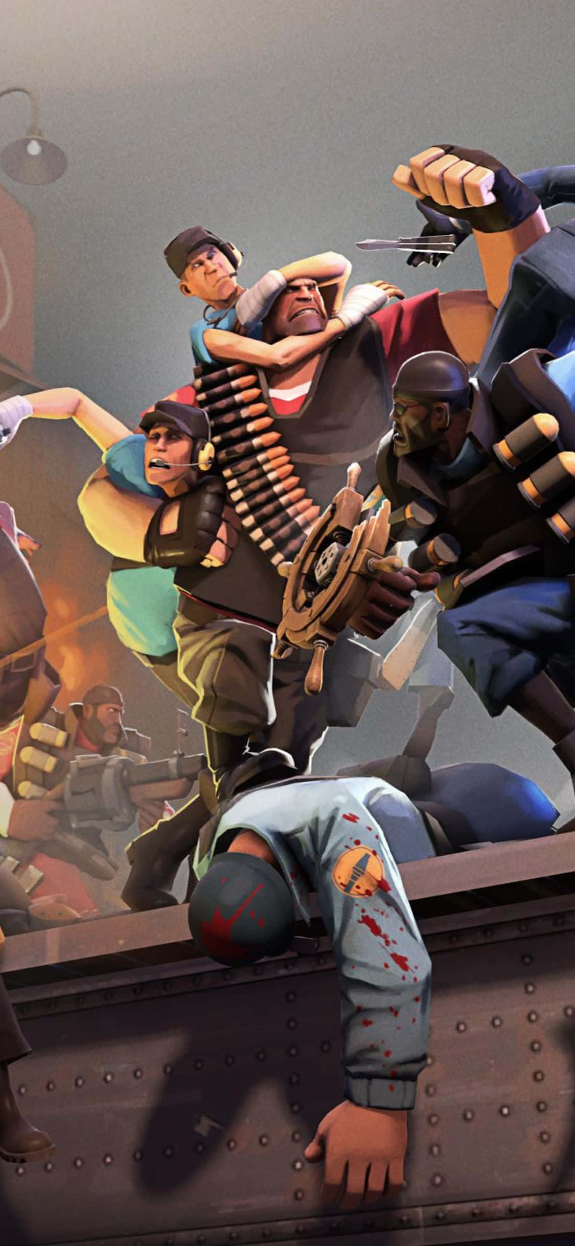 iPhone XS Team Fortress 2 Персонажи Бунт Фон Тапет