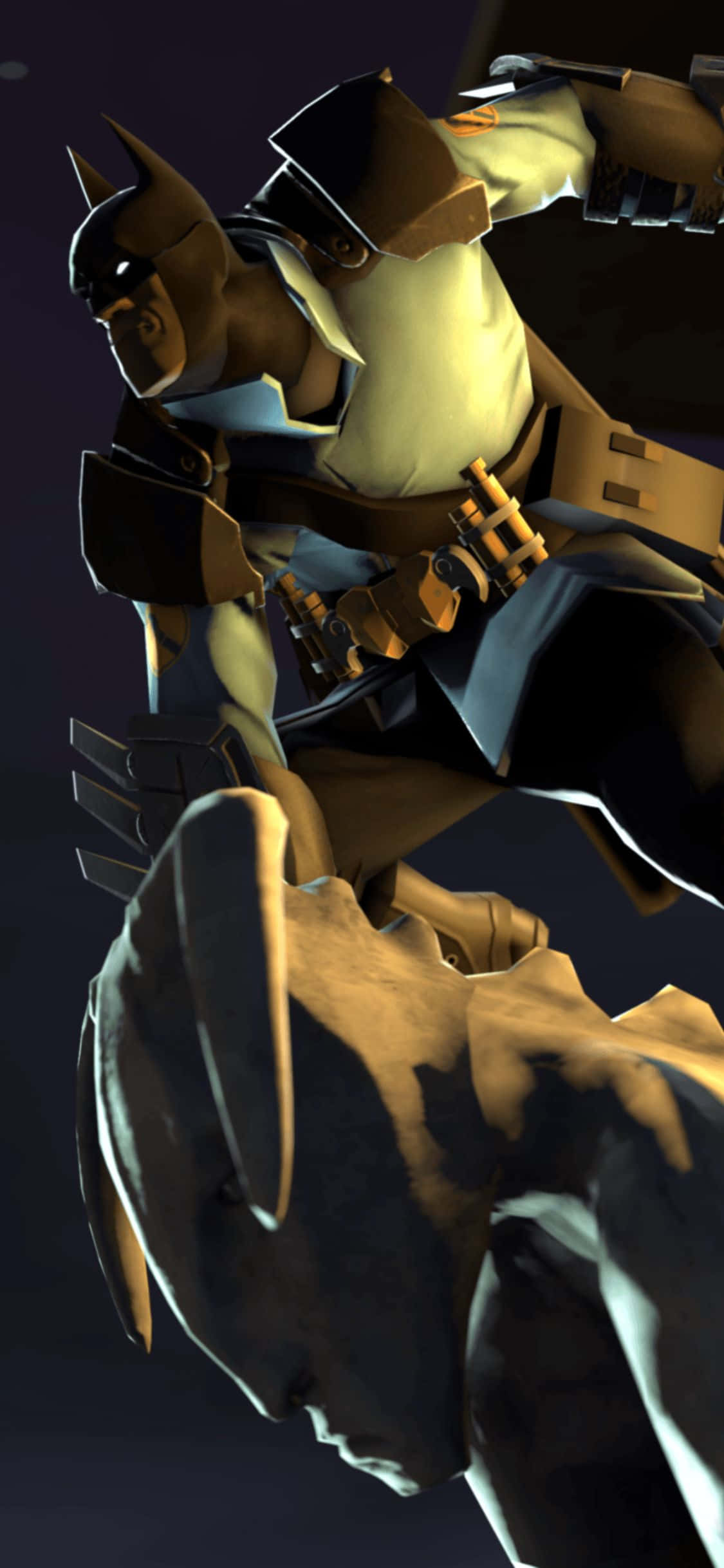 Фон за iPhone XS от Team Fortress 2 с Batman Arkham Cowl Тапет
