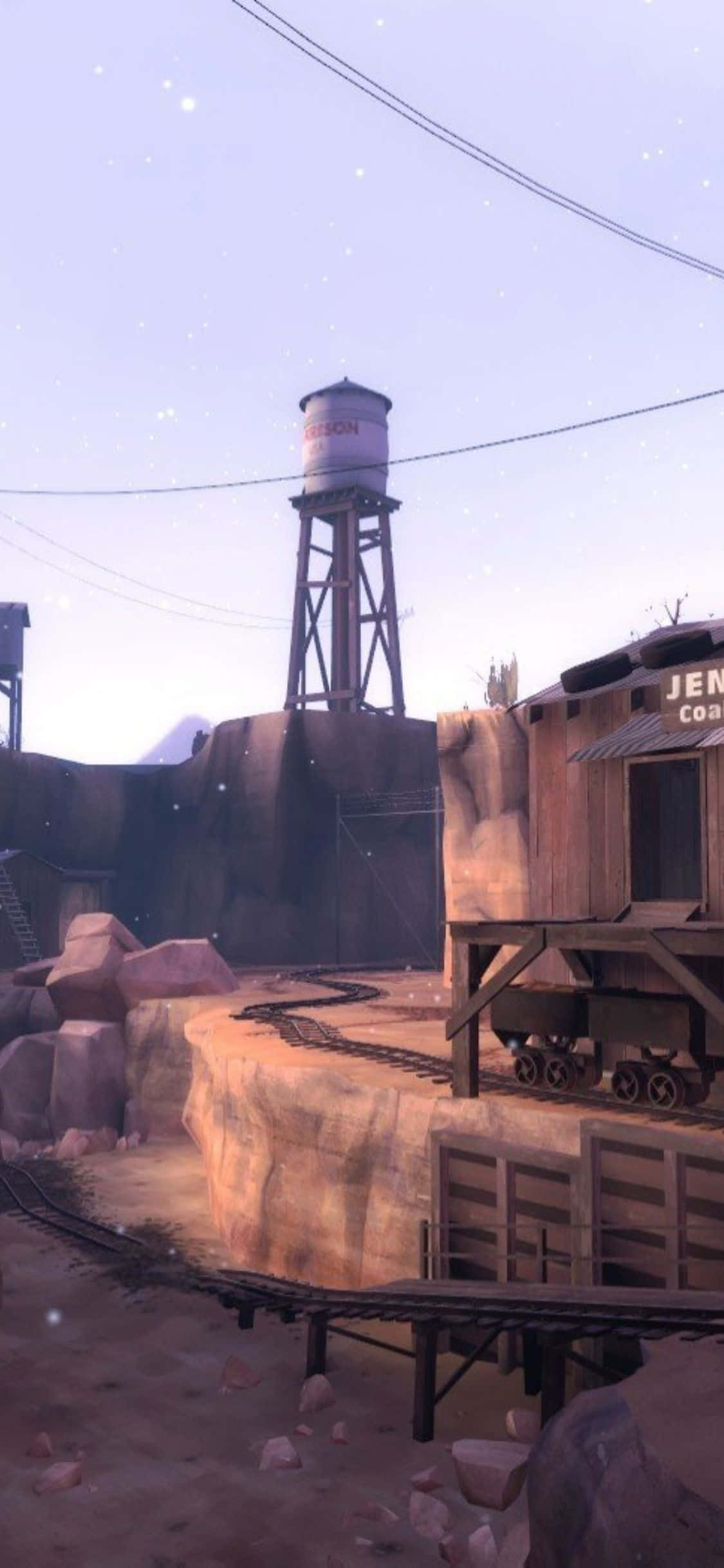 iPhone XS Team Fortress 2 Dustbowl фон Тапет