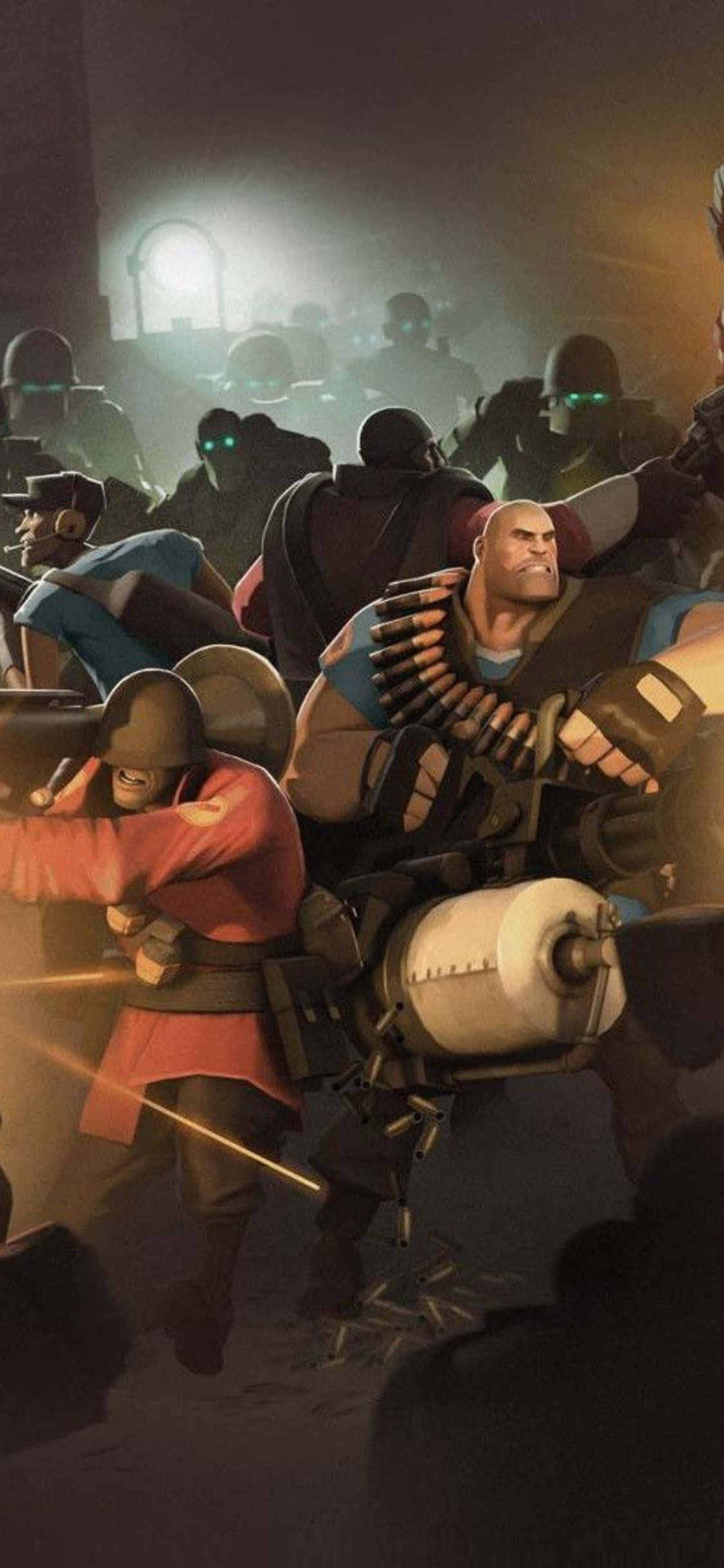 iPhone XS Team Fortress 2 Warzone фон Тапет